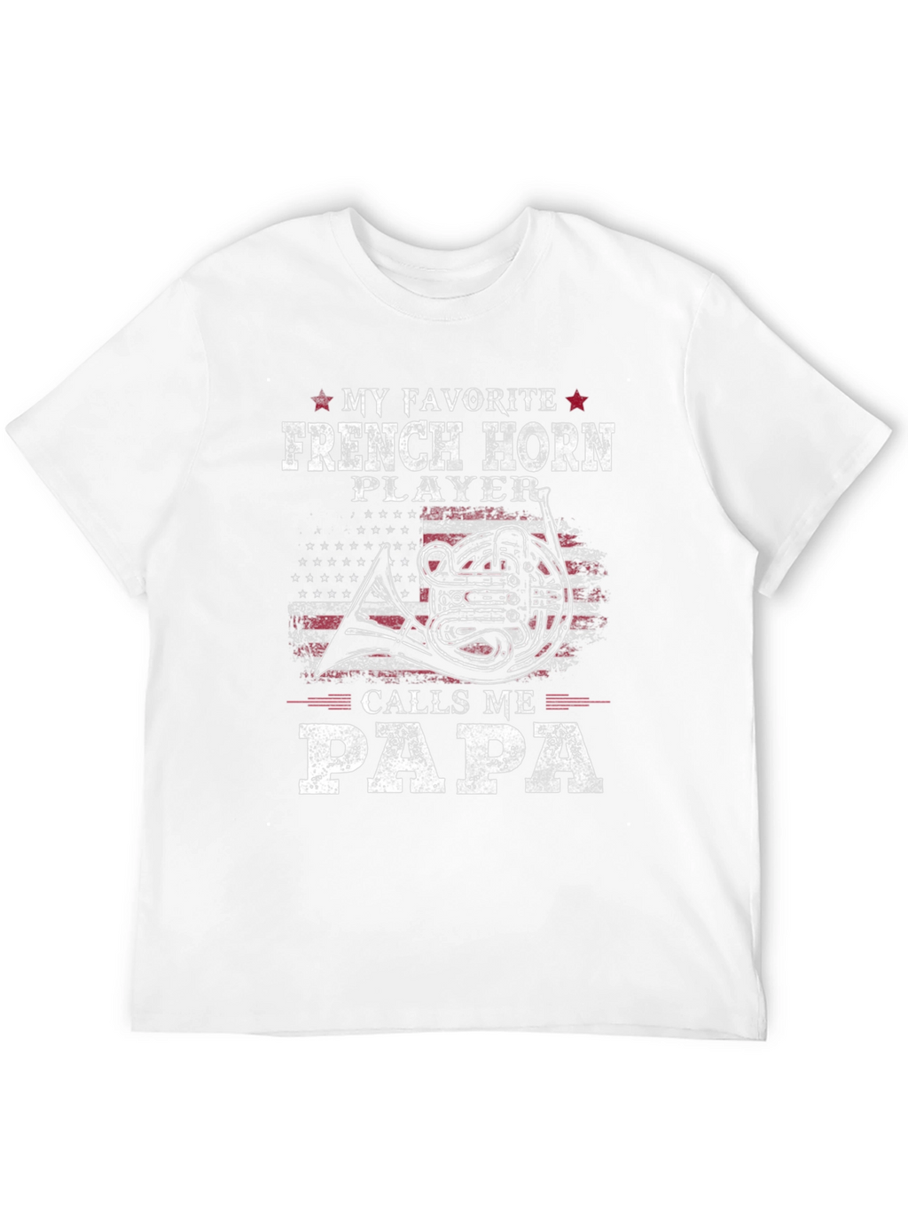 French Horn Player Papa T-Shirt