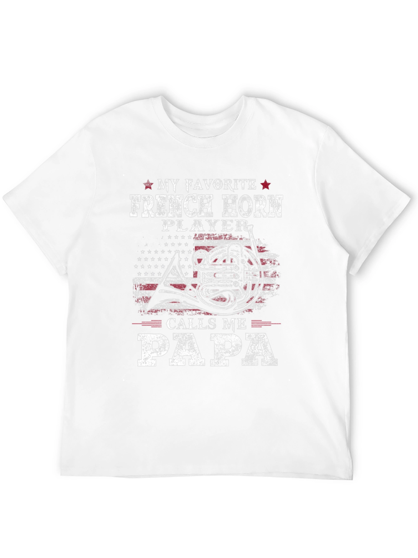 French Horn Player Papa T-Shirt