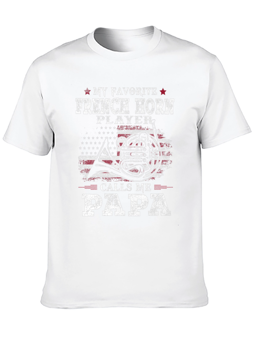 French Horn Player Papa T-Shirt