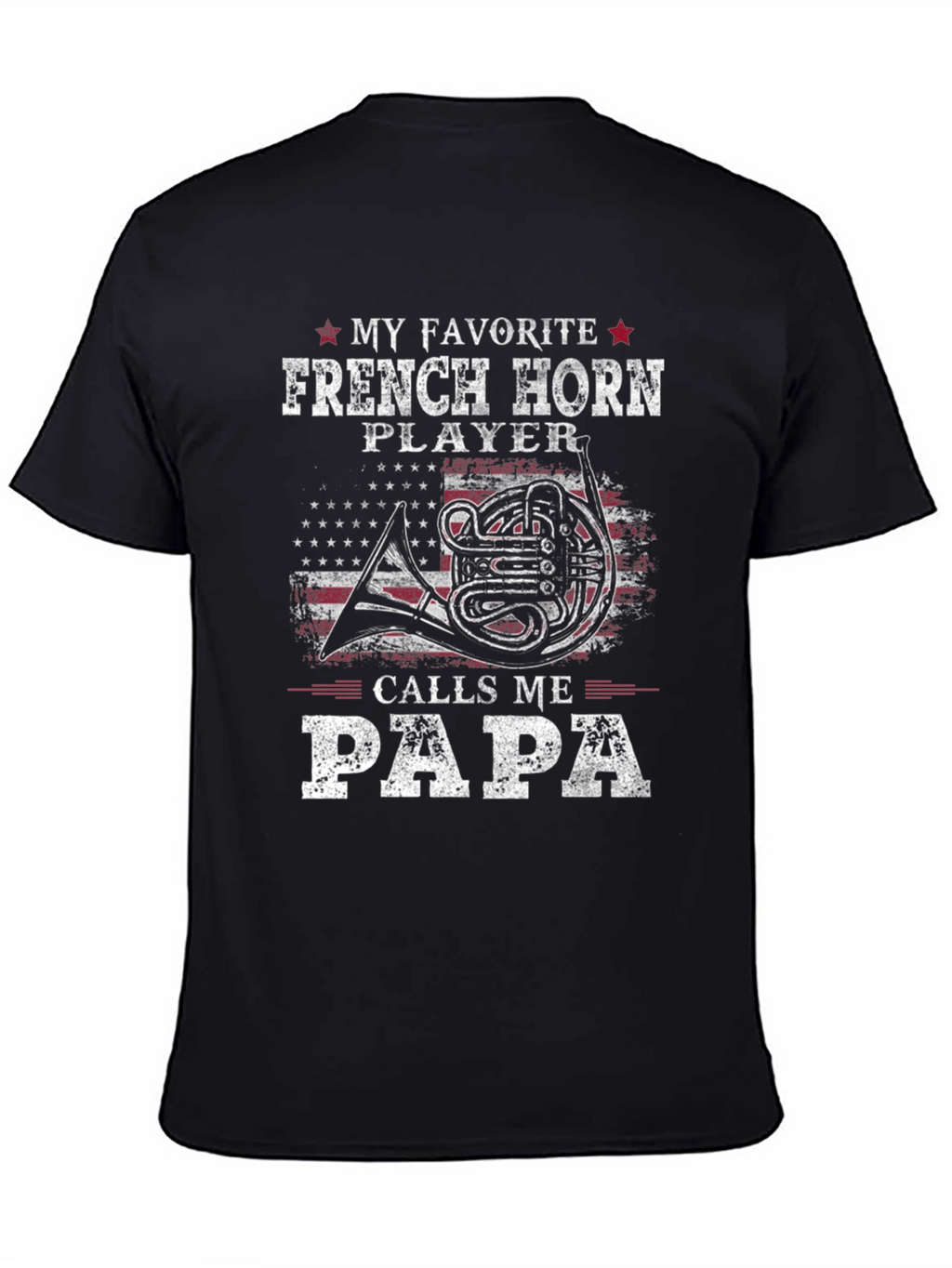 French Horn Player Papa T-Shirt