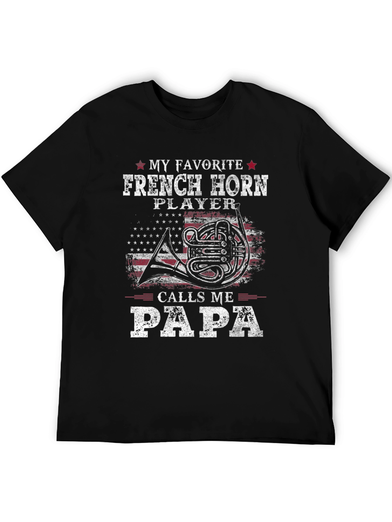 French Horn Player Papa T-Shirt