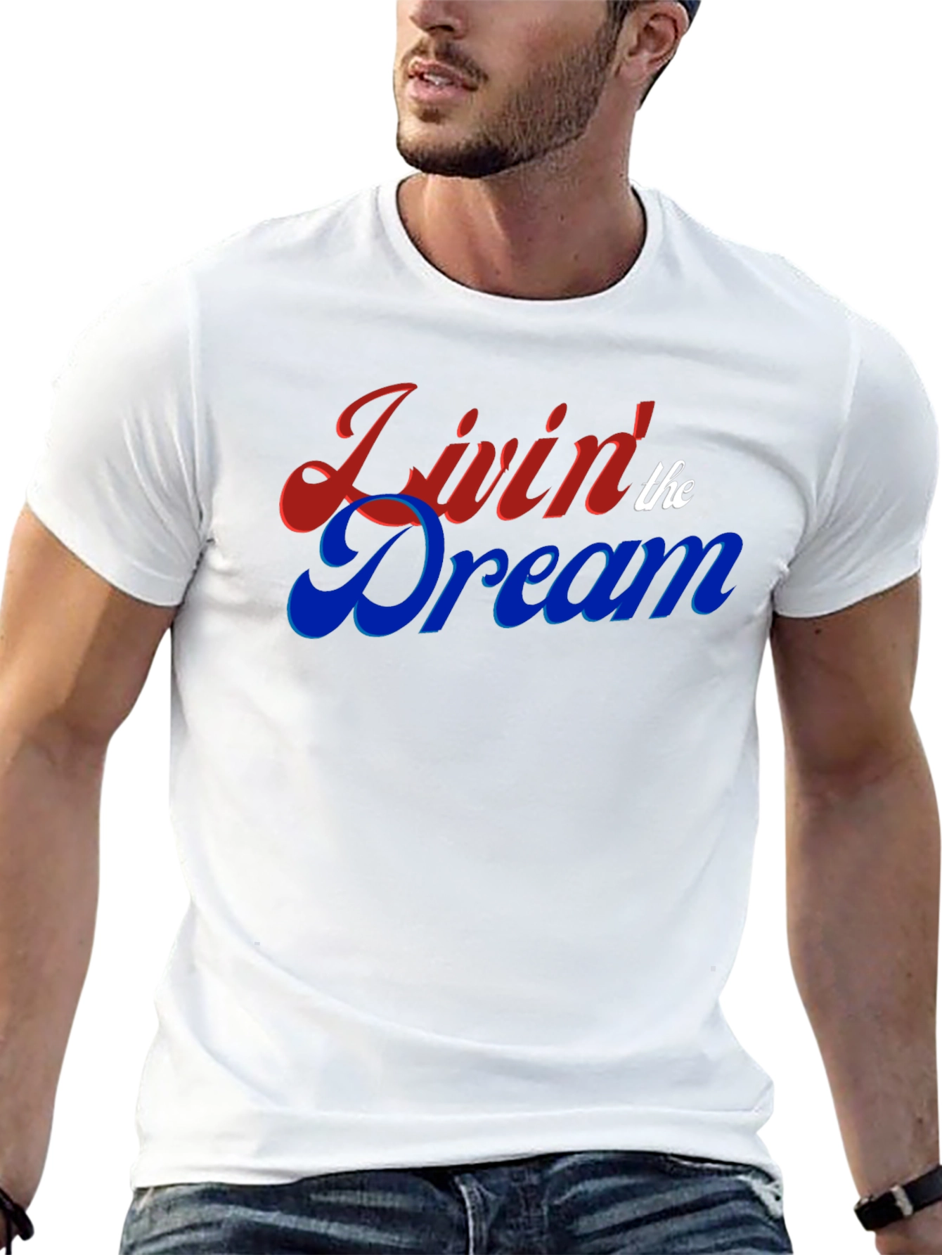 Livin the Dream Graphic Tee - Classic Fit