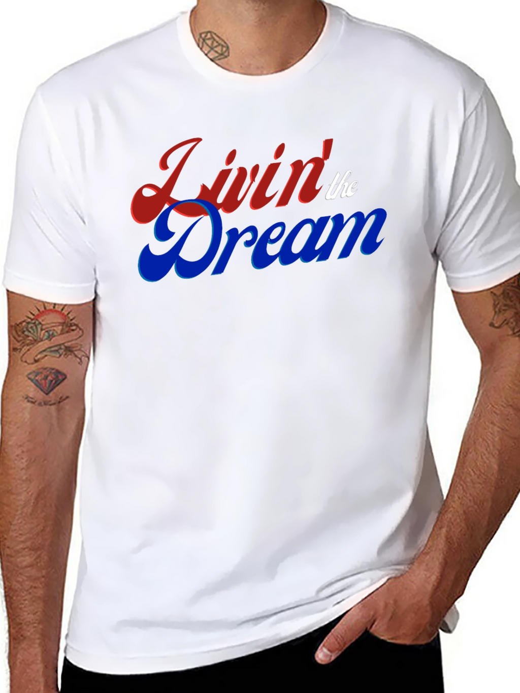 Livin the Dream Graphic Tee - Classic Fit