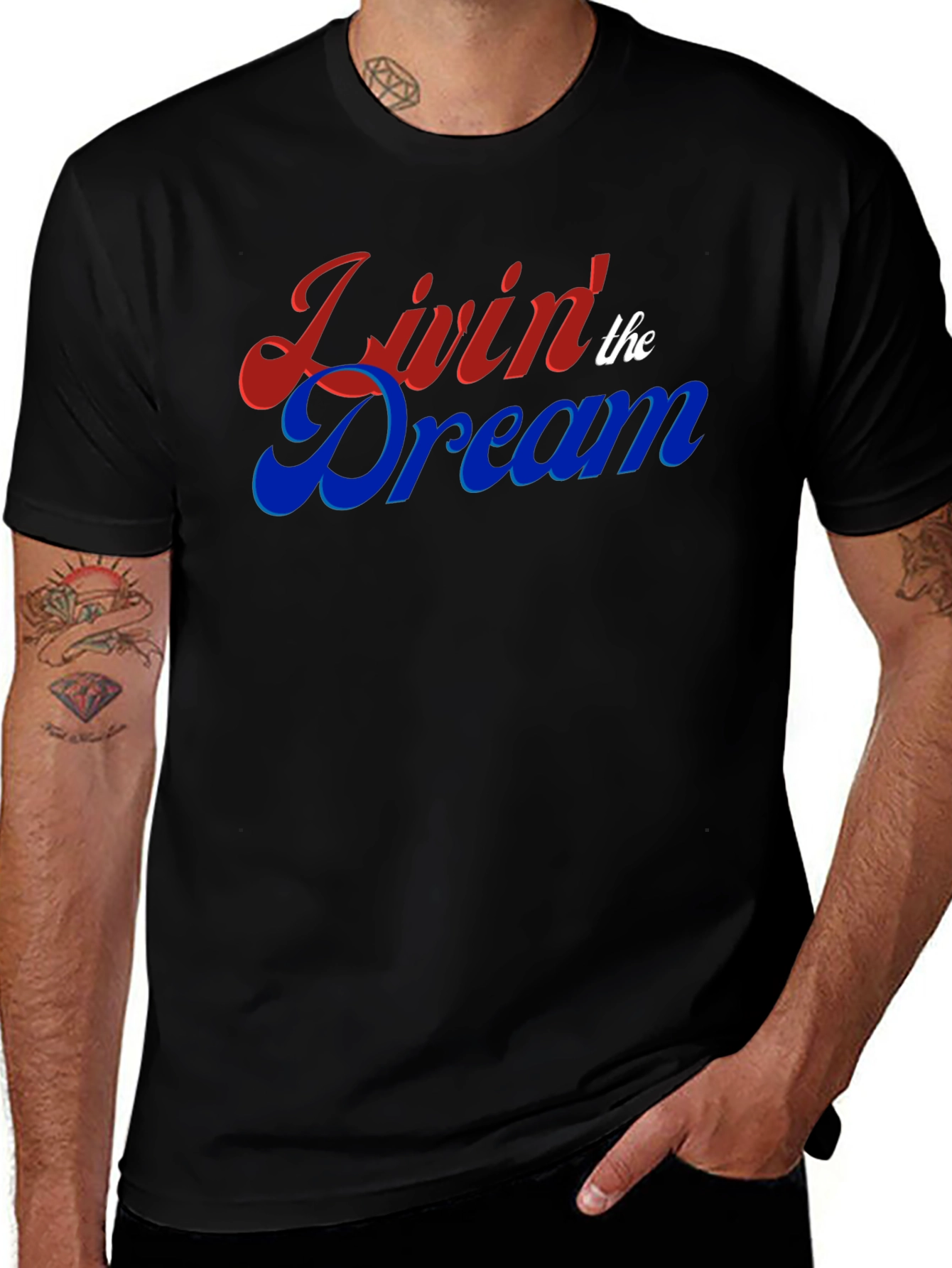 Livin the Dream Graphic Tee - Classic Fit