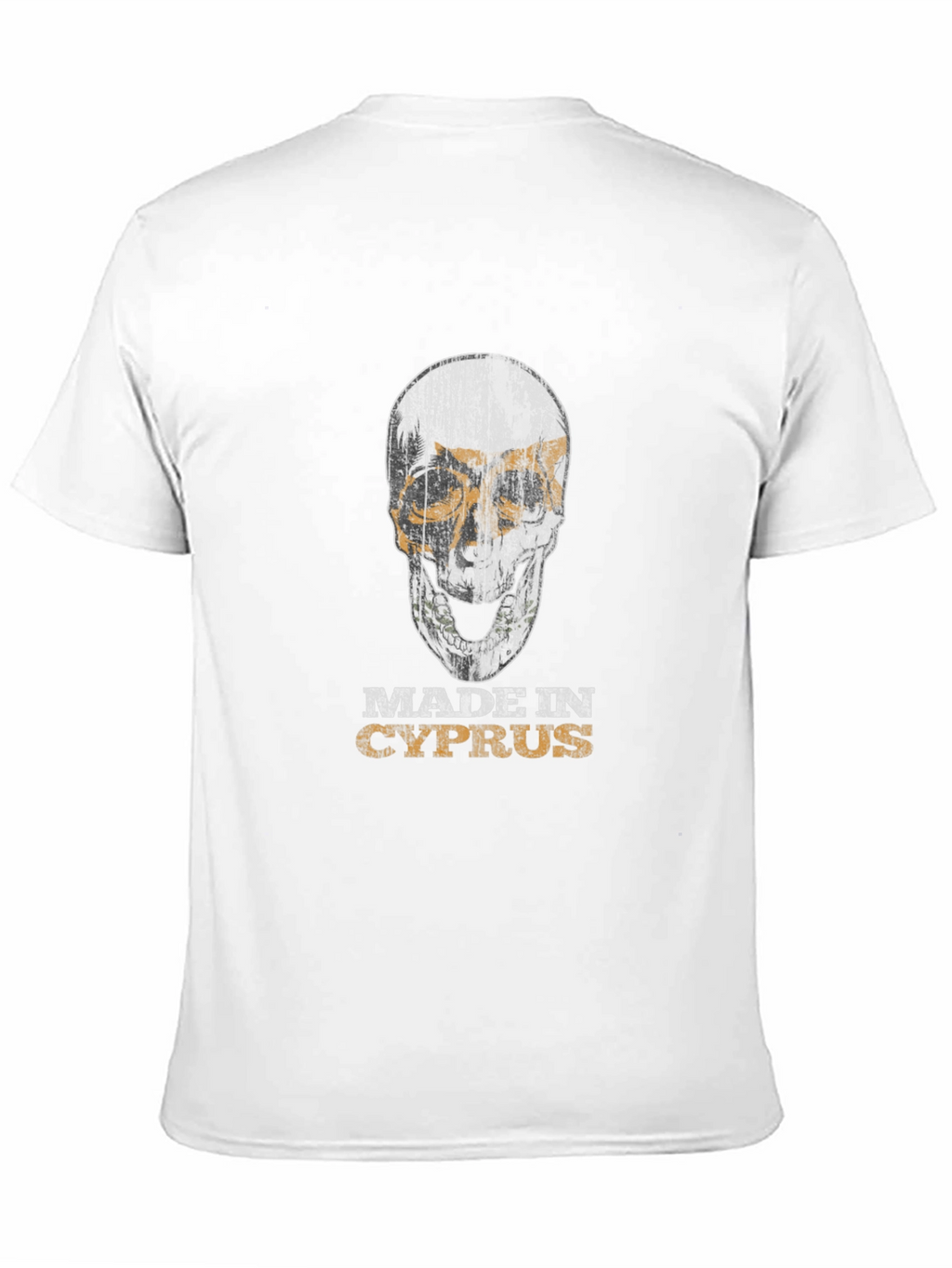 Made in Cyprus Skull Graphic T-Shirt