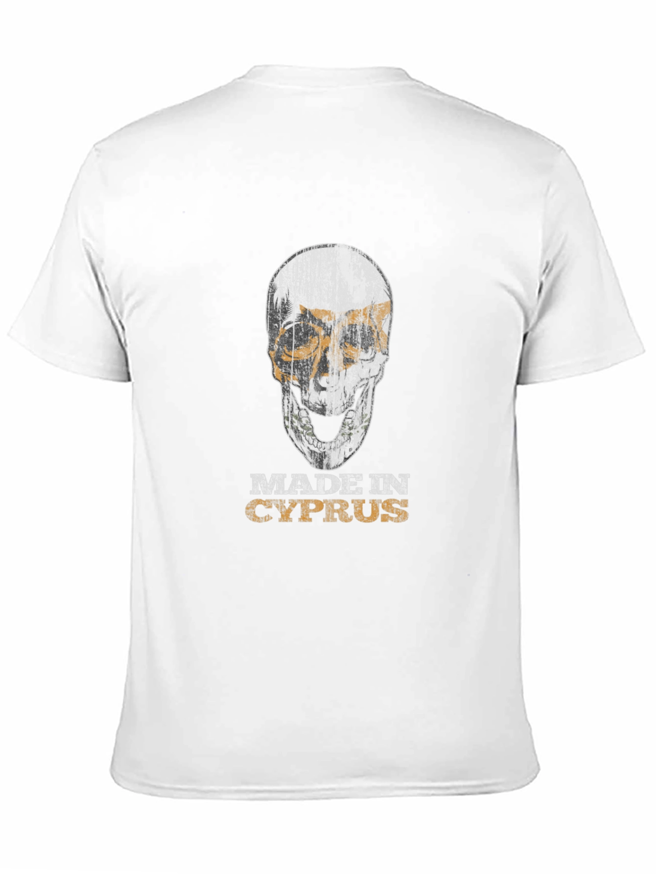 Made in Cyprus Skull Graphic T-Shirt