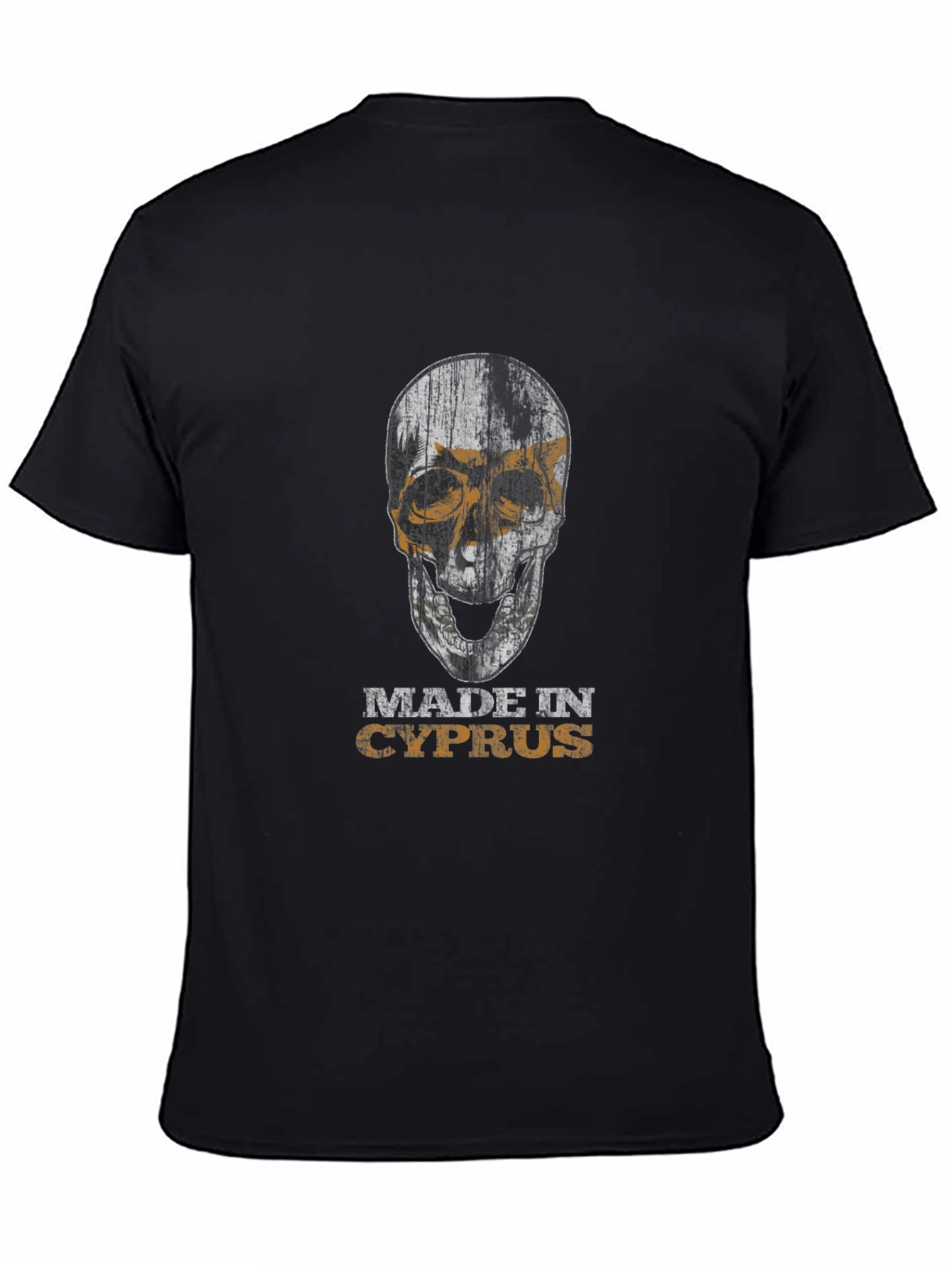 Made in Cyprus Skull Graphic T-Shirt