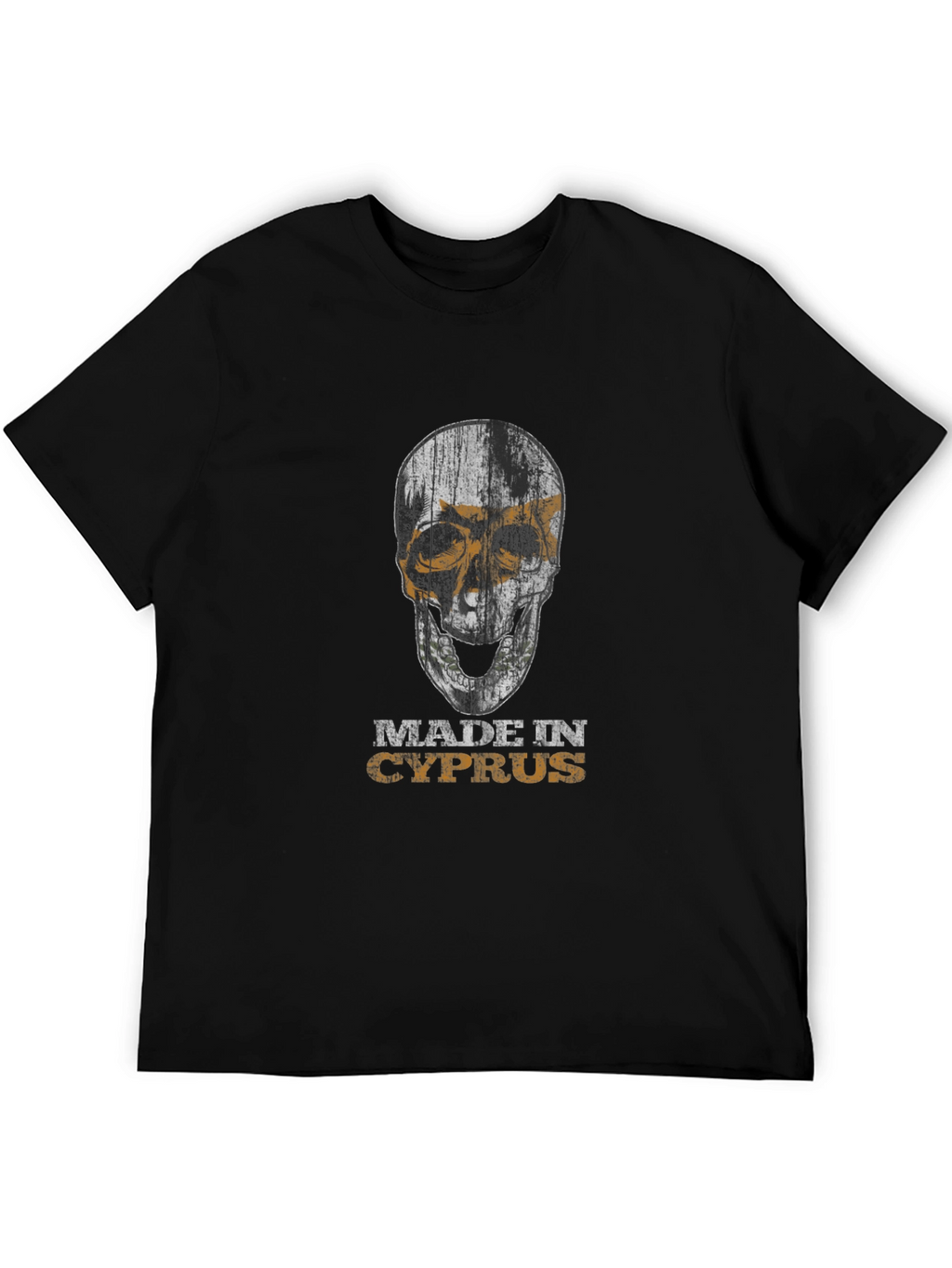 Made in Cyprus Skull Graphic T-Shirt