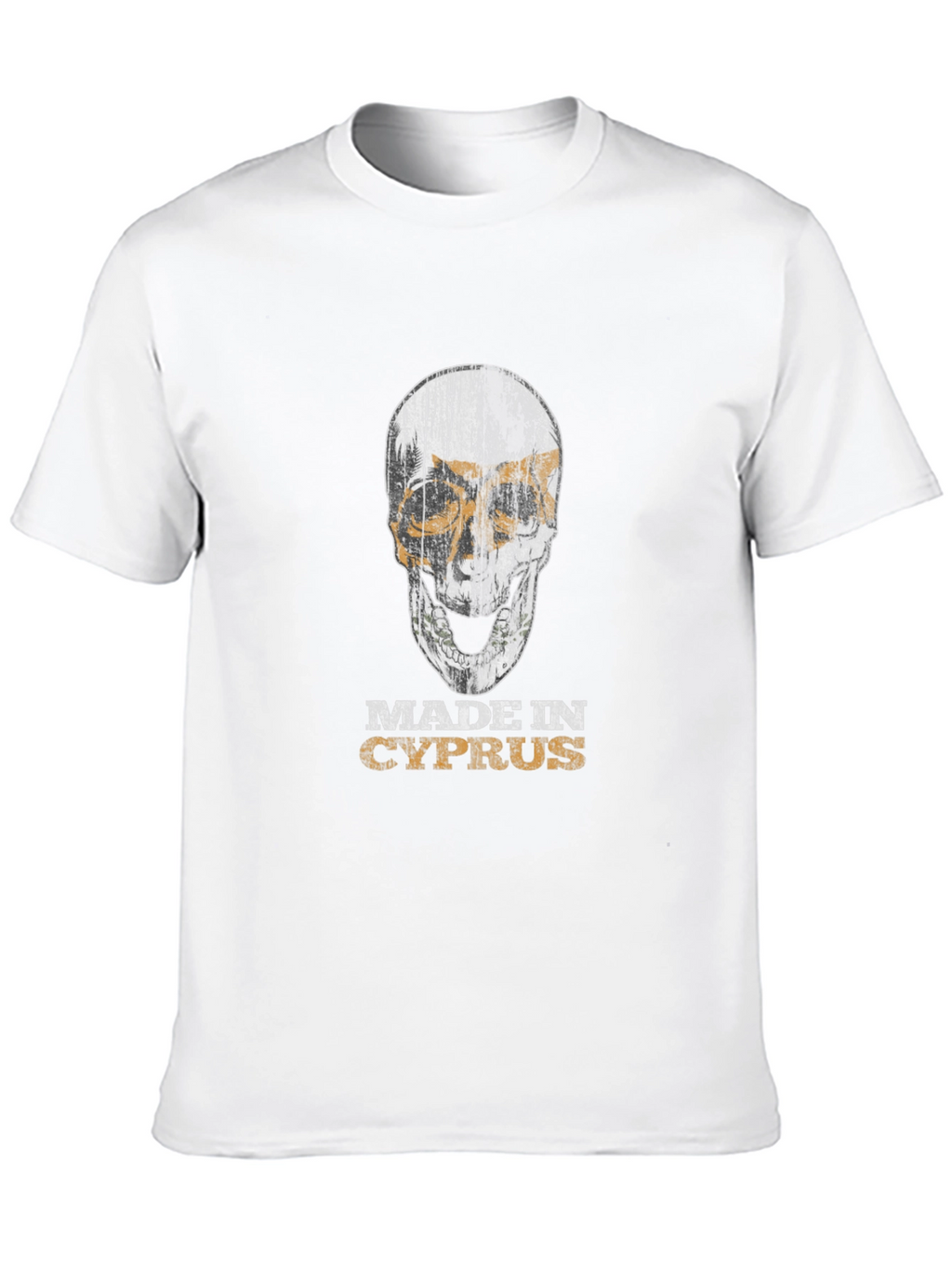 Made in Cyprus Skull Graphic T-Shirt