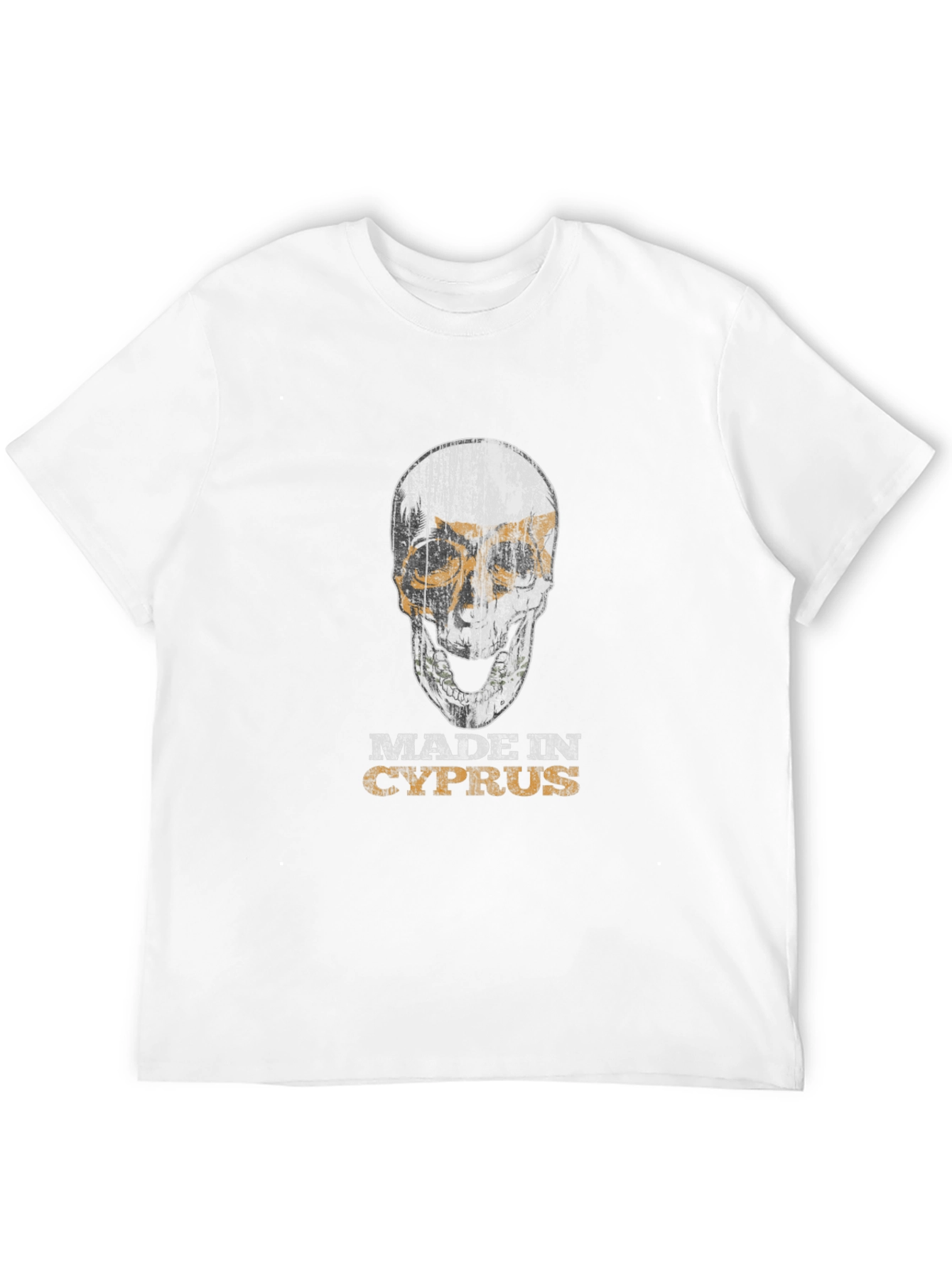 Made in Cyprus Skull Graphic T-Shirt