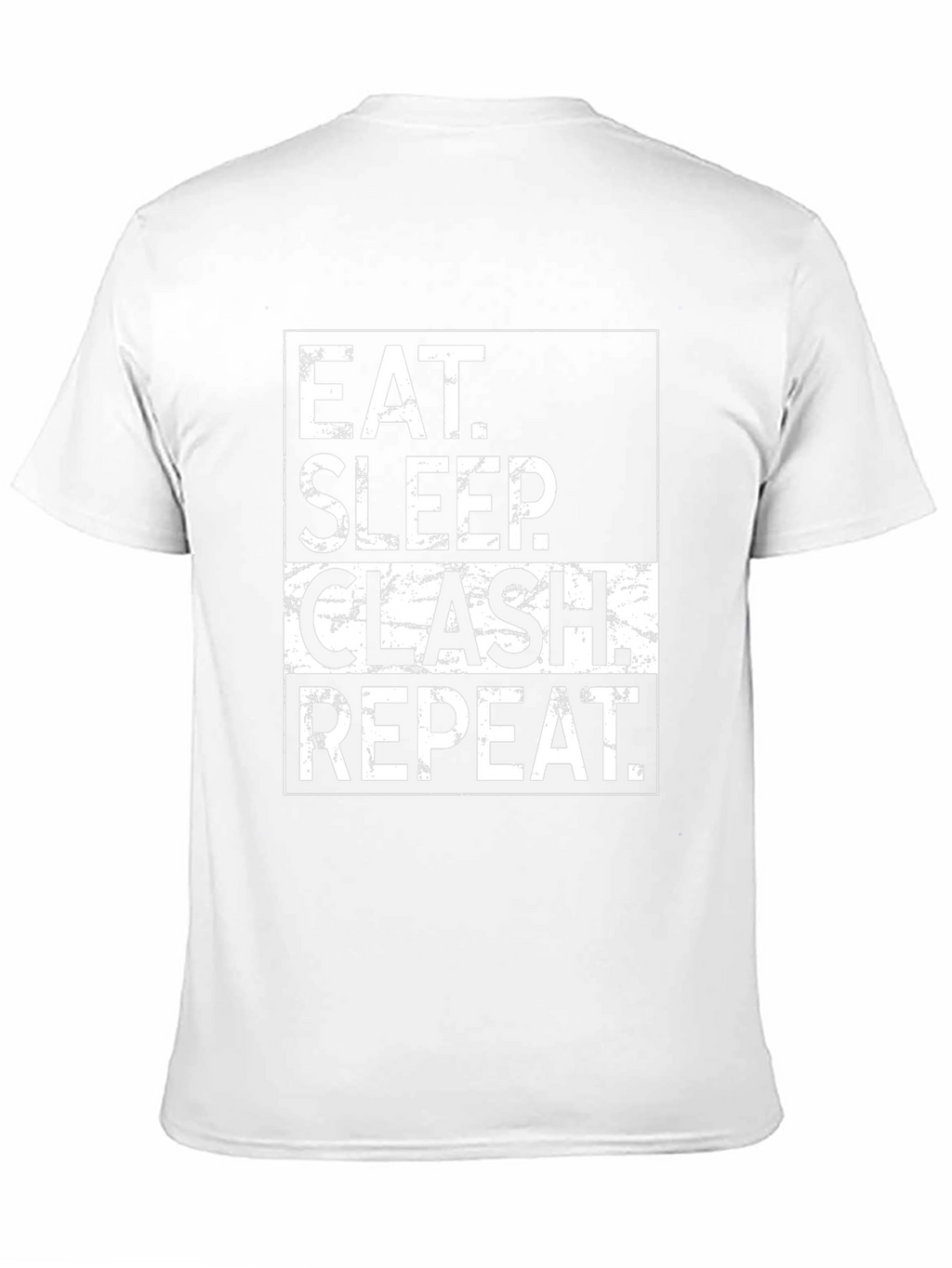 Eat Sleep Clash Repeat T-Shirt - Black Cotton Tee