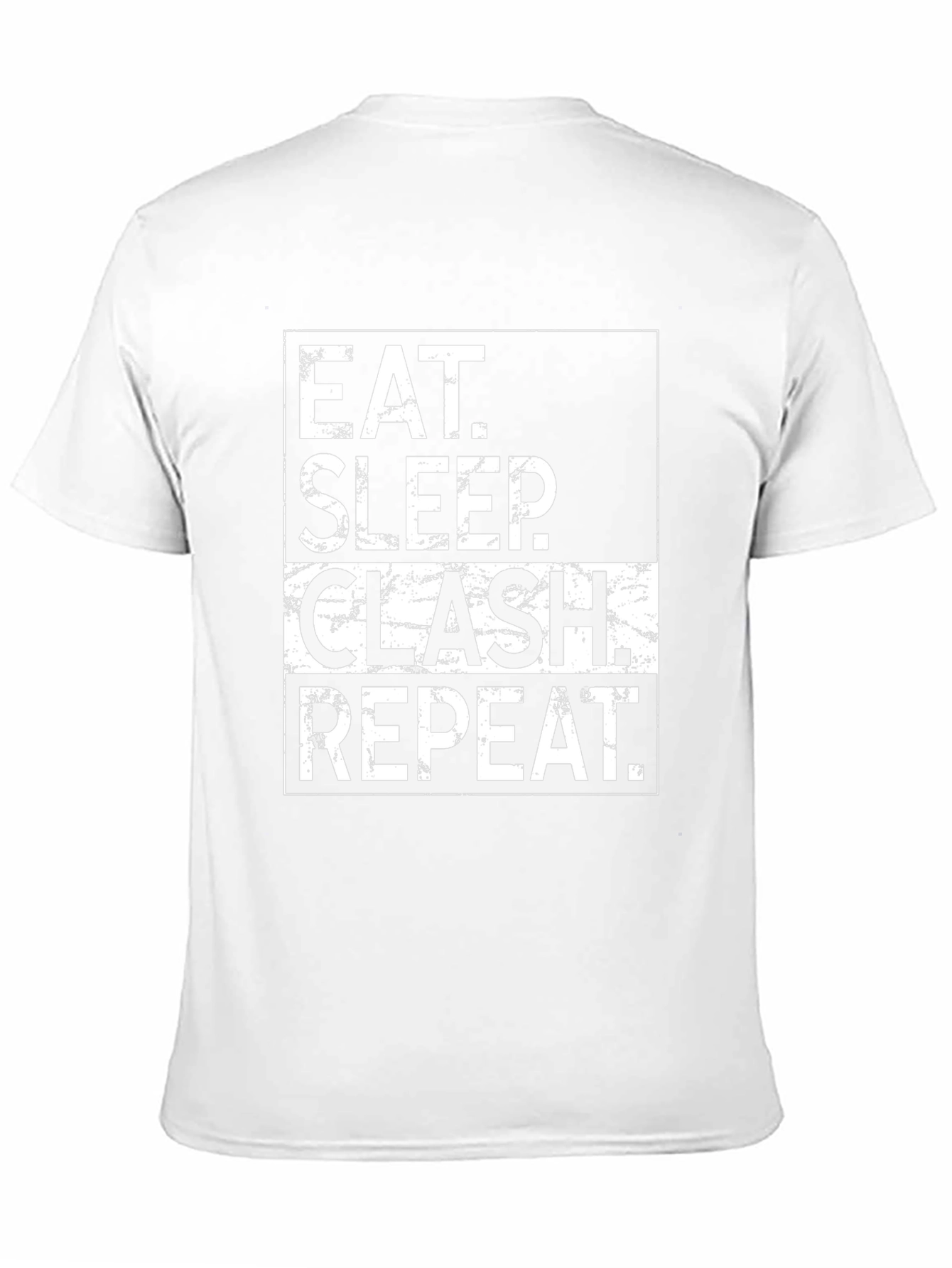 Eat Sleep Clash Repeat T-Shirt - Black Cotton Tee