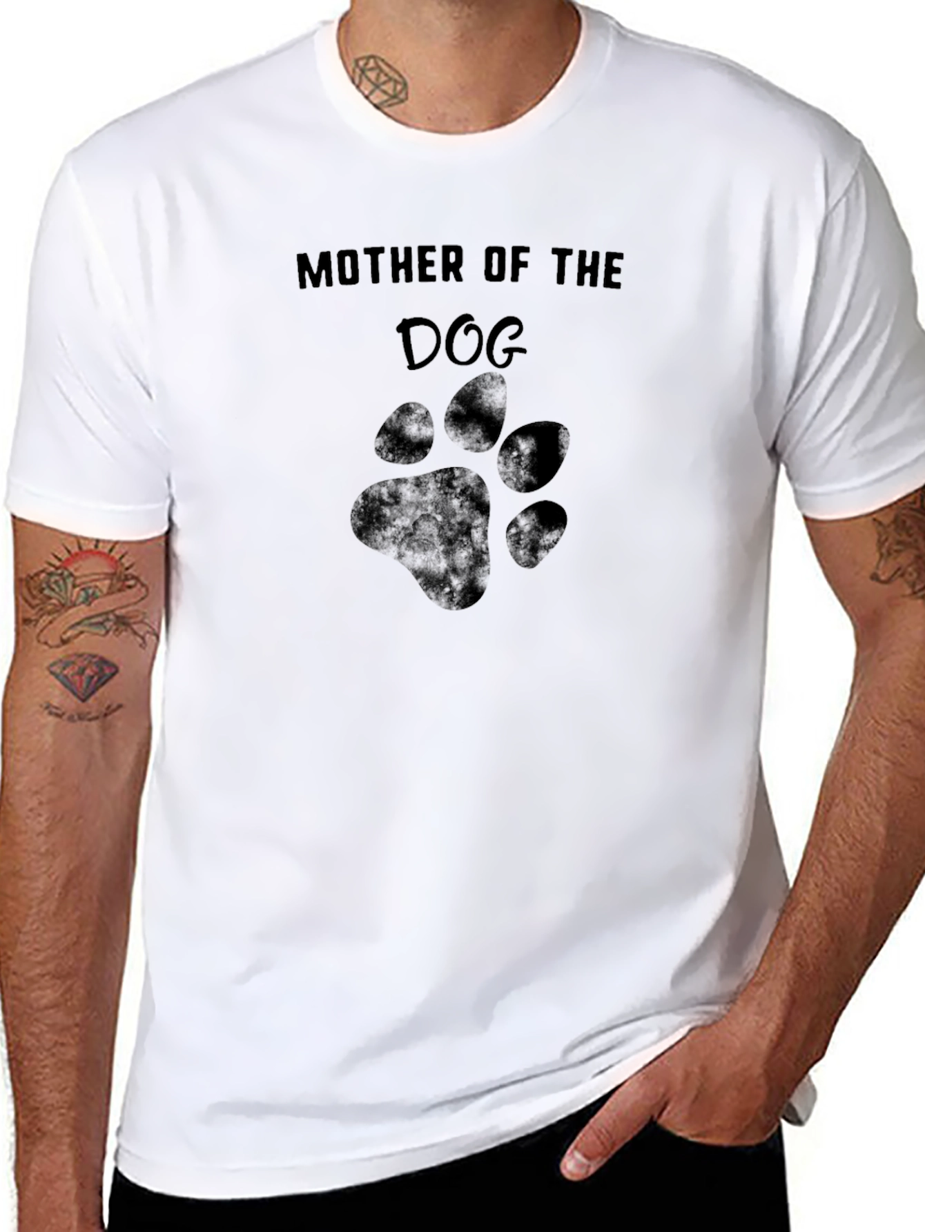 Mother of the Dog T-Shirt – Funny Dog Mom Graphic Tee