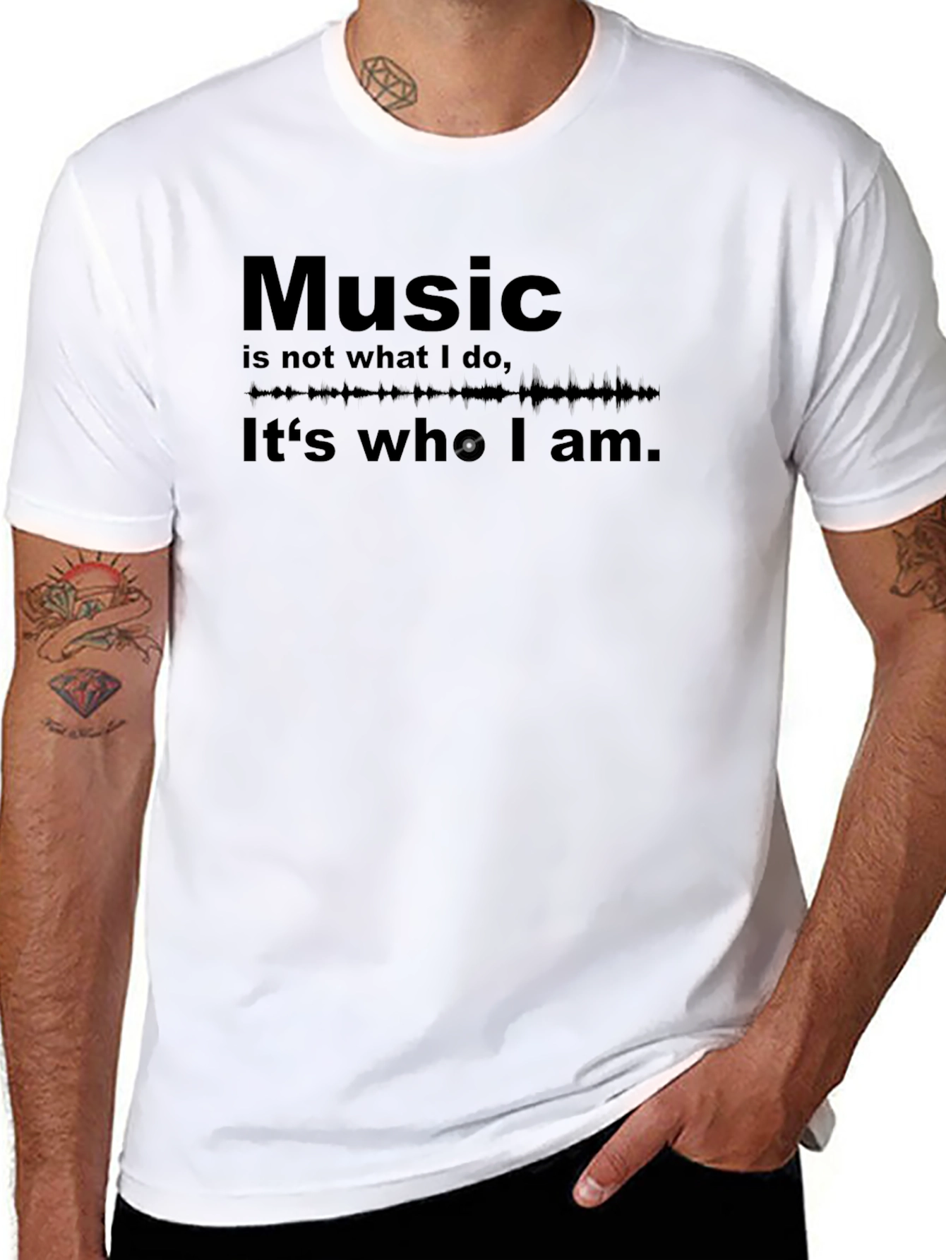 Music is Who I Am T-Shirt