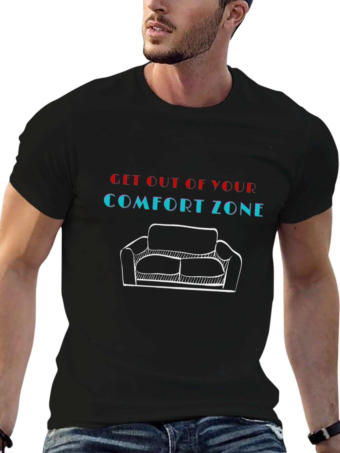 Comfort Zone T-Shirt - Motivational Graphic Tee