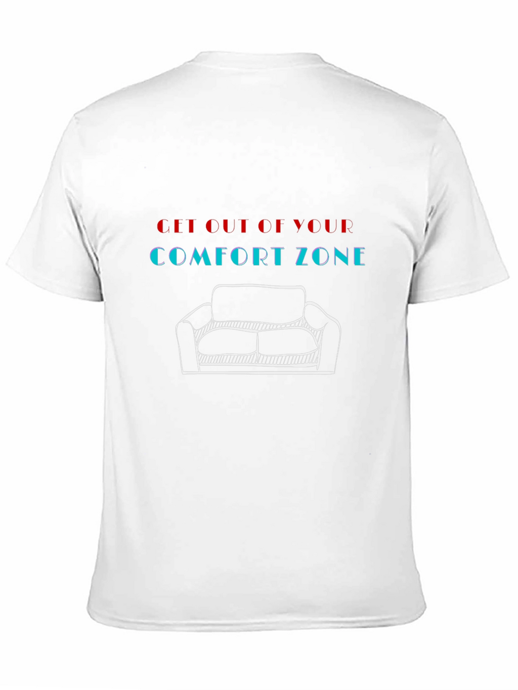 Comfort Zone T-Shirt - Motivational Graphic Tee