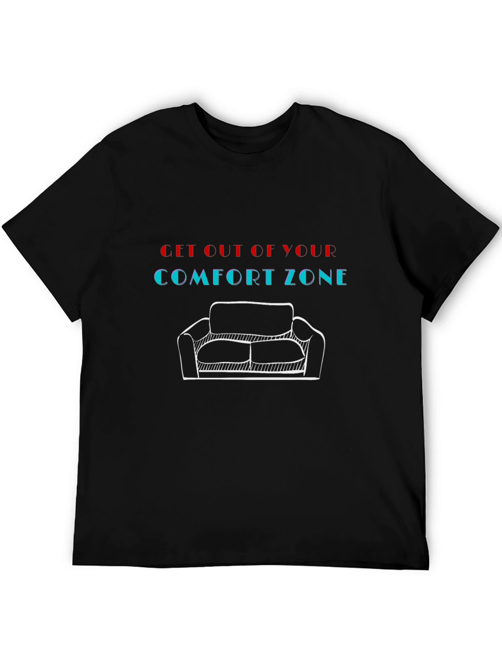 Comfort Zone T-Shirt - Motivational Graphic Tee