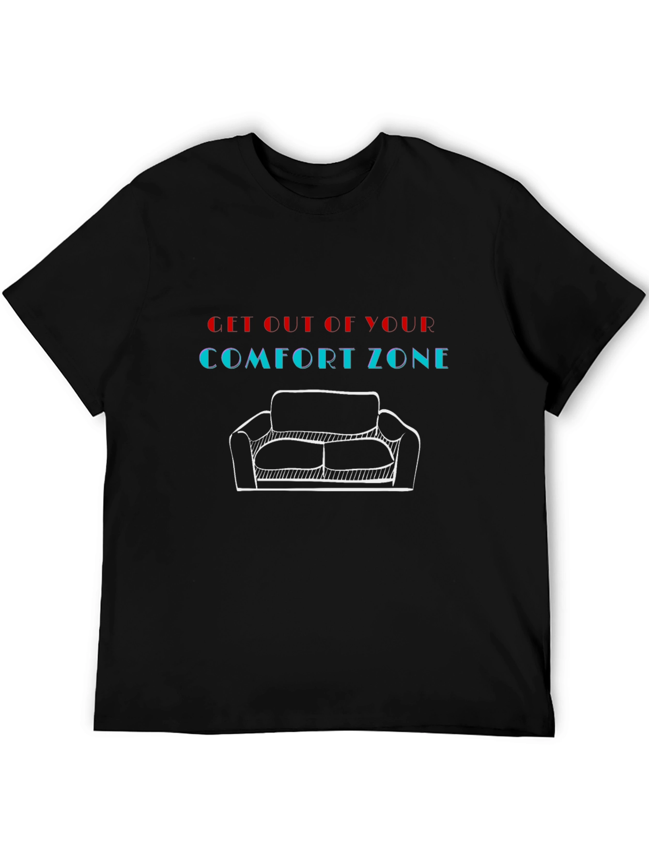 Comfort Zone T-Shirt - Motivational Graphic Tee