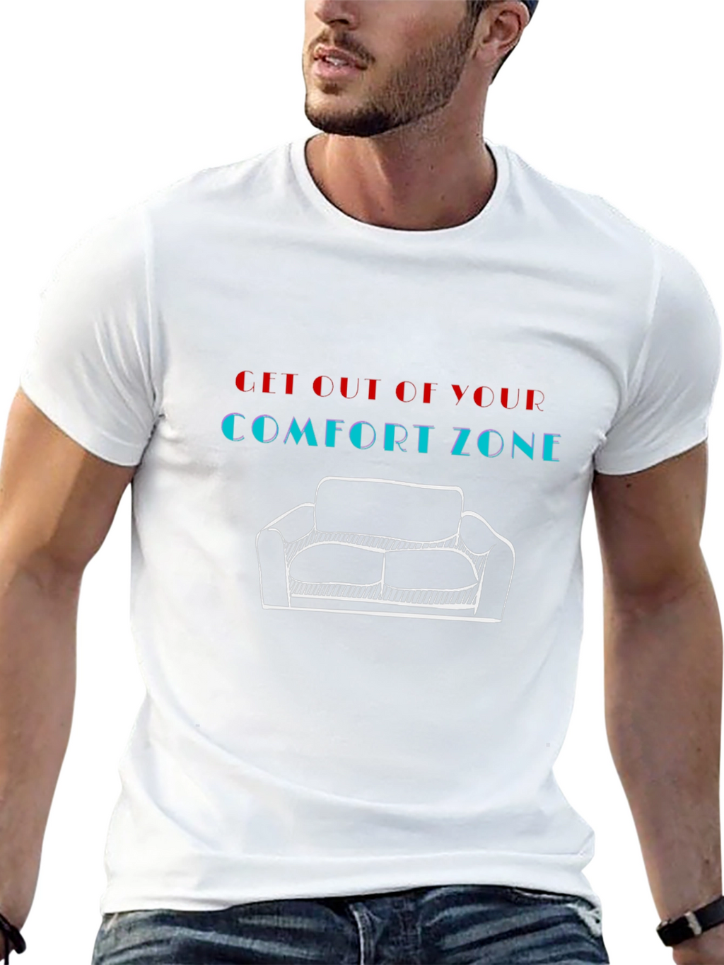 Comfort Zone T-Shirt - Motivational Graphic Tee