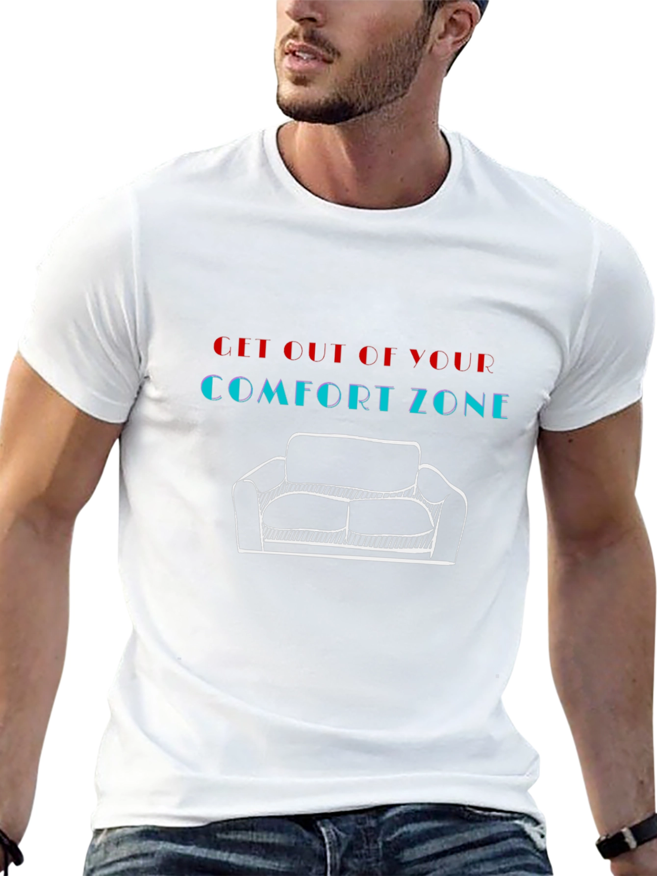 Comfort Zone T-Shirt - Motivational Graphic Tee
