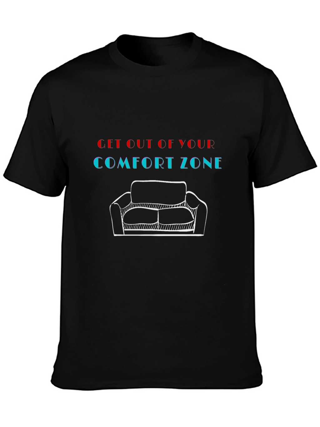 Comfort Zone T-Shirt - Motivational Graphic Tee