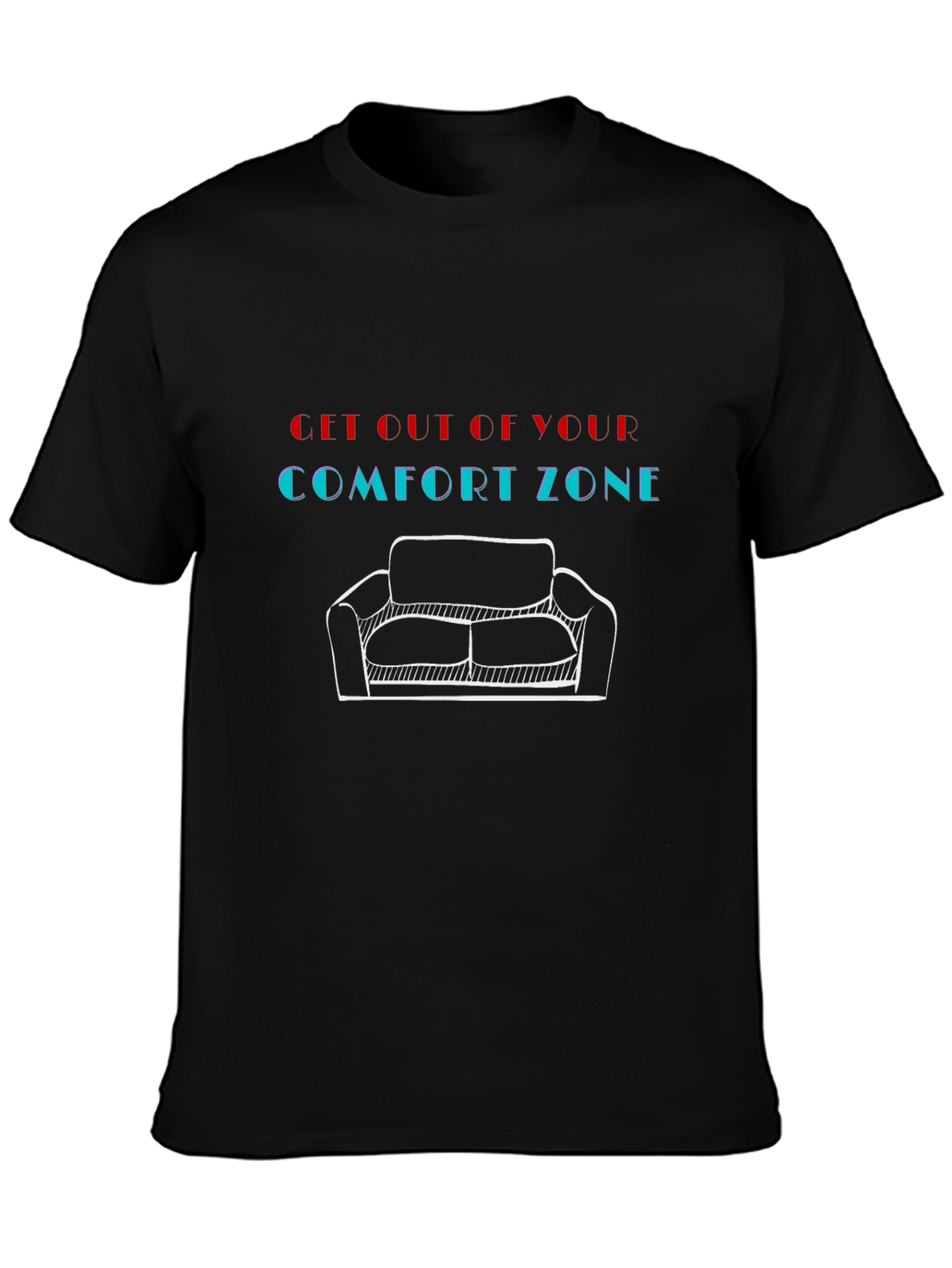 Comfort Zone T-Shirt - Motivational Graphic Tee