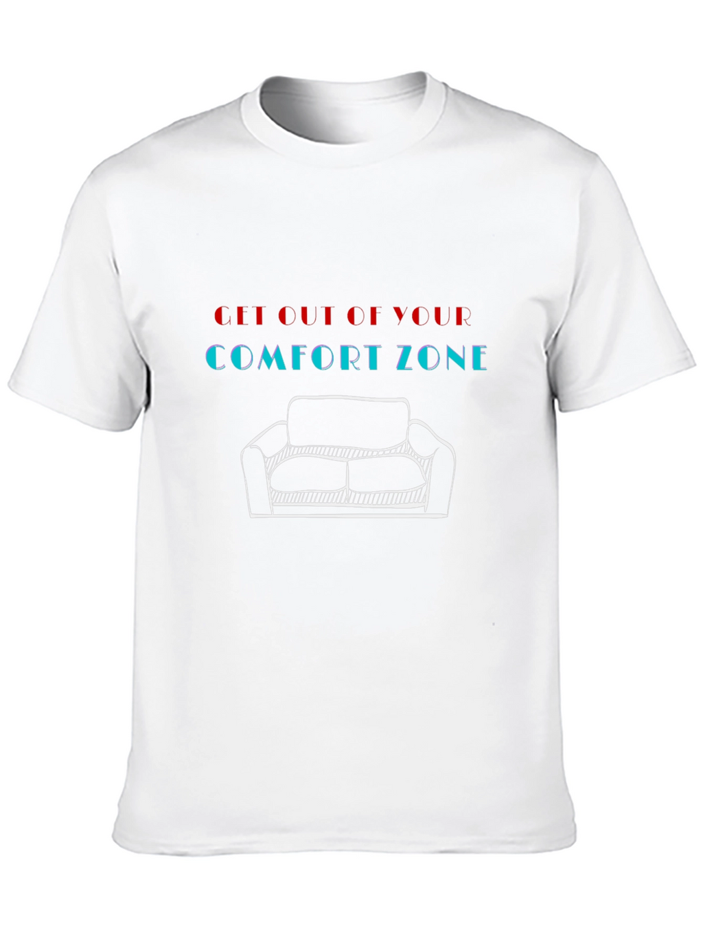 Comfort Zone T-Shirt - Motivational Graphic Tee