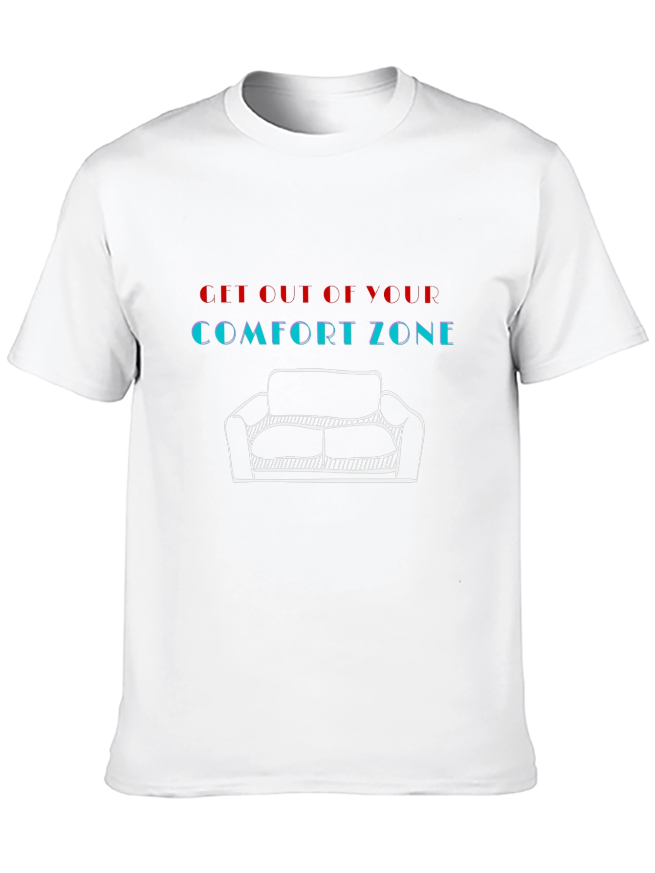 Comfort Zone T-Shirt - Motivational Graphic Tee