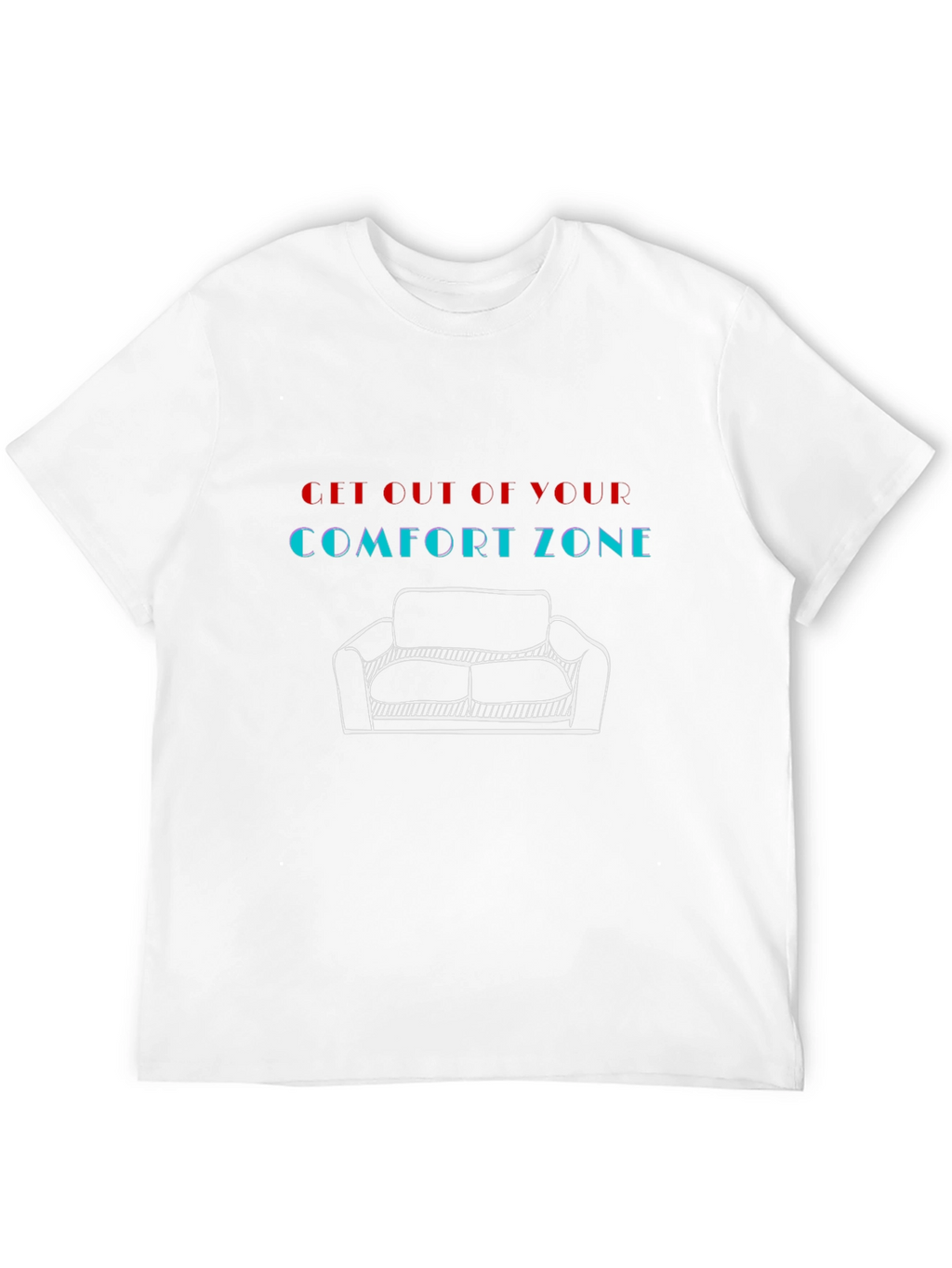 Comfort Zone T-Shirt - Motivational Graphic Tee
