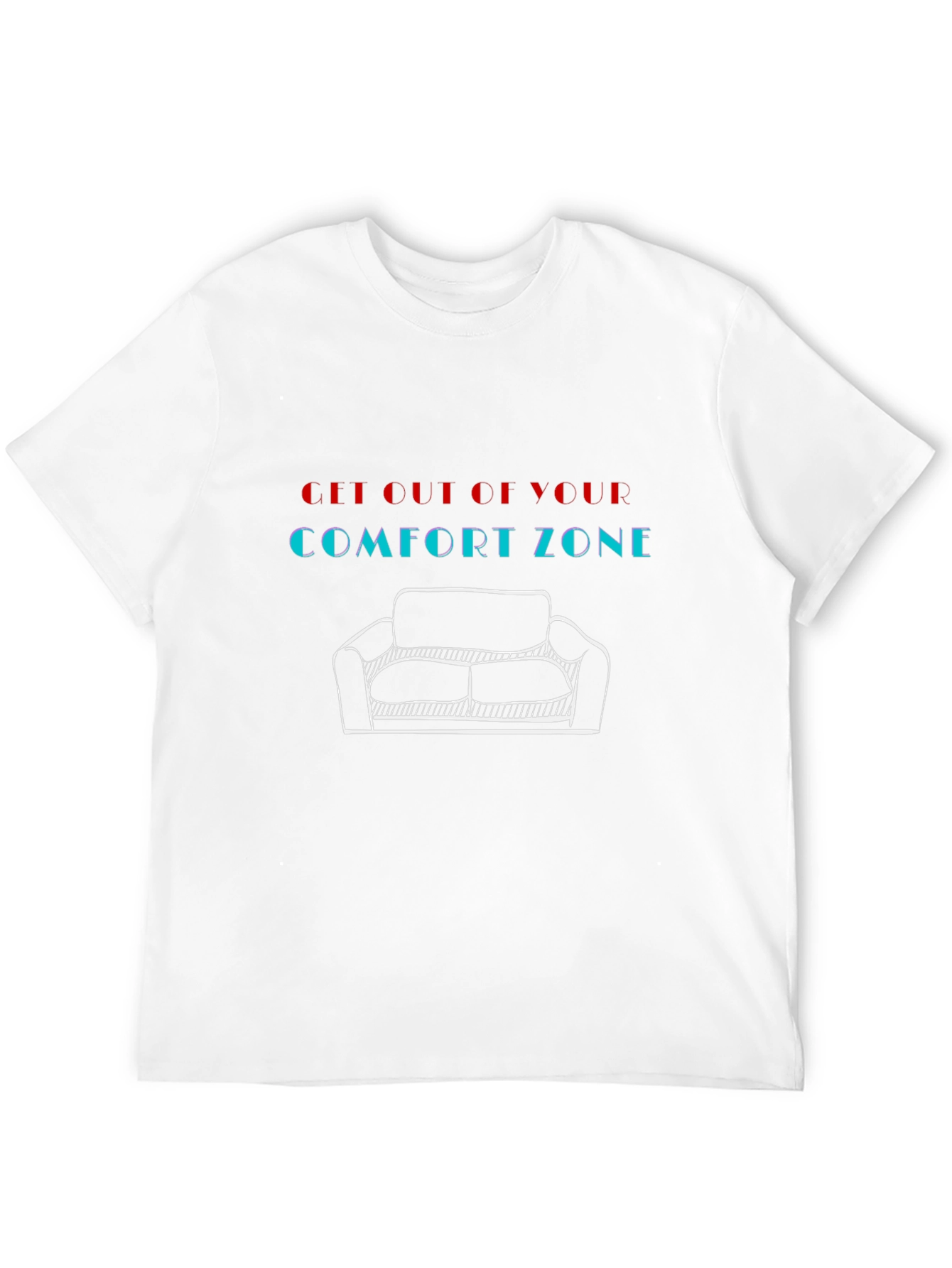 Comfort Zone T-Shirt - Motivational Graphic Tee