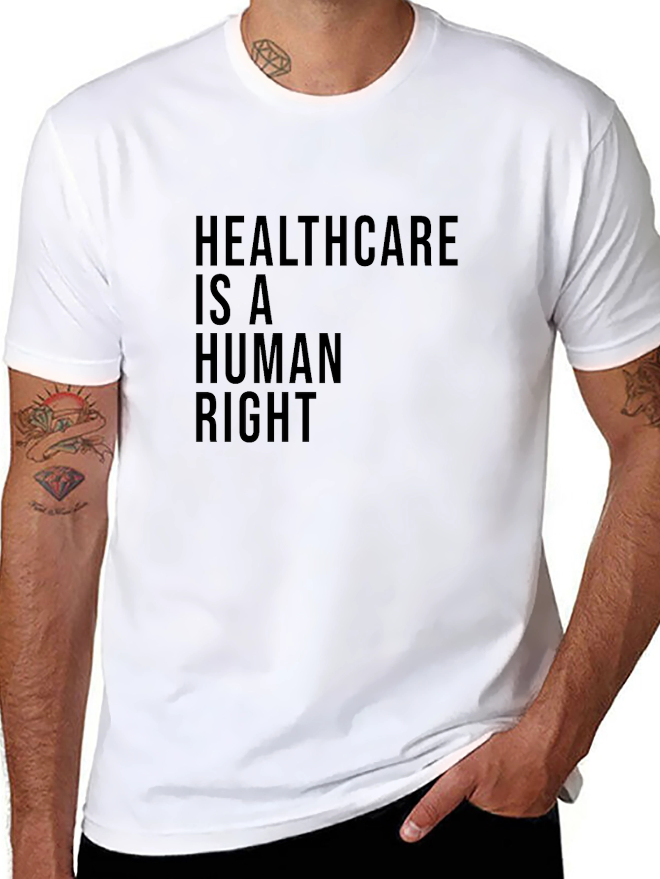 Healthcare Is A Human Right Graphic Tee