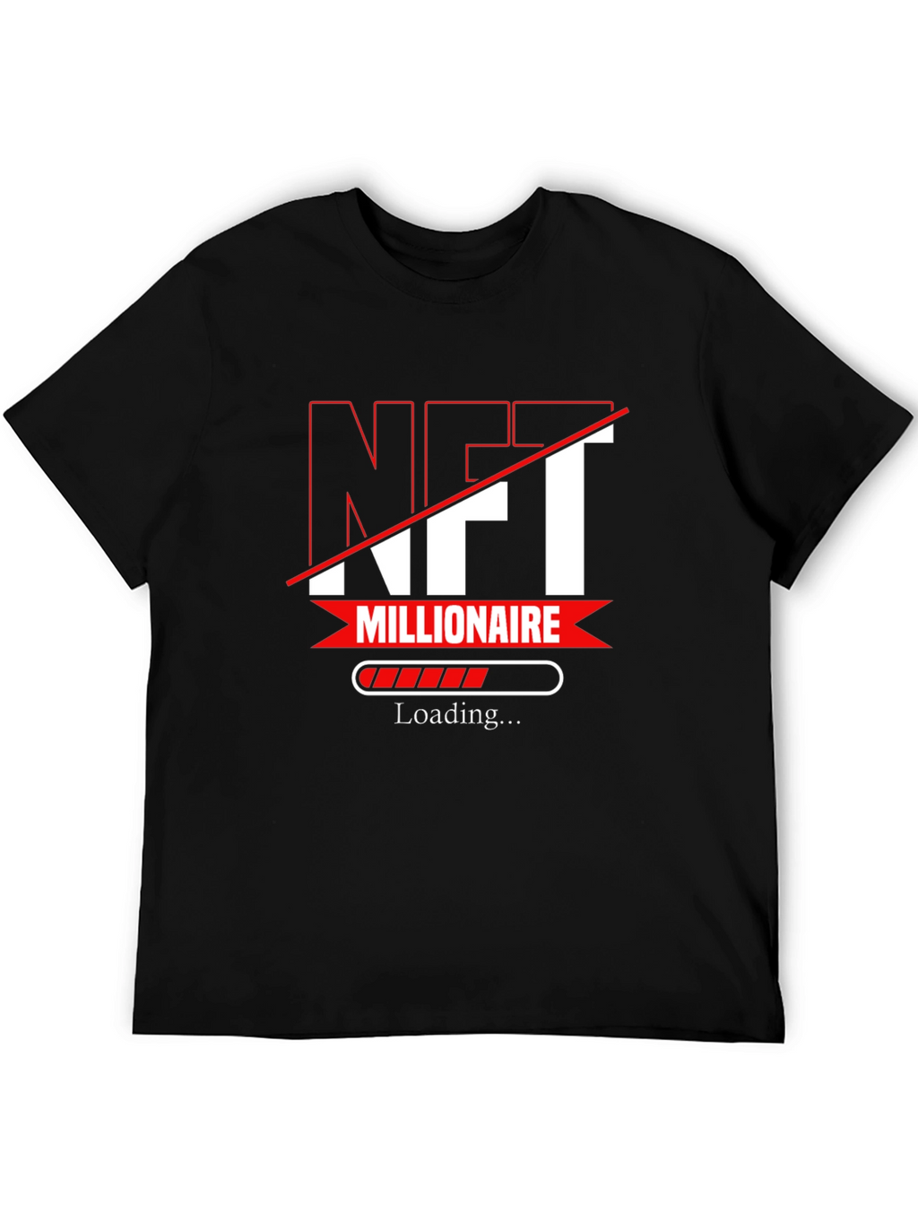NFT Millionaire Loading T-Shirt - Black