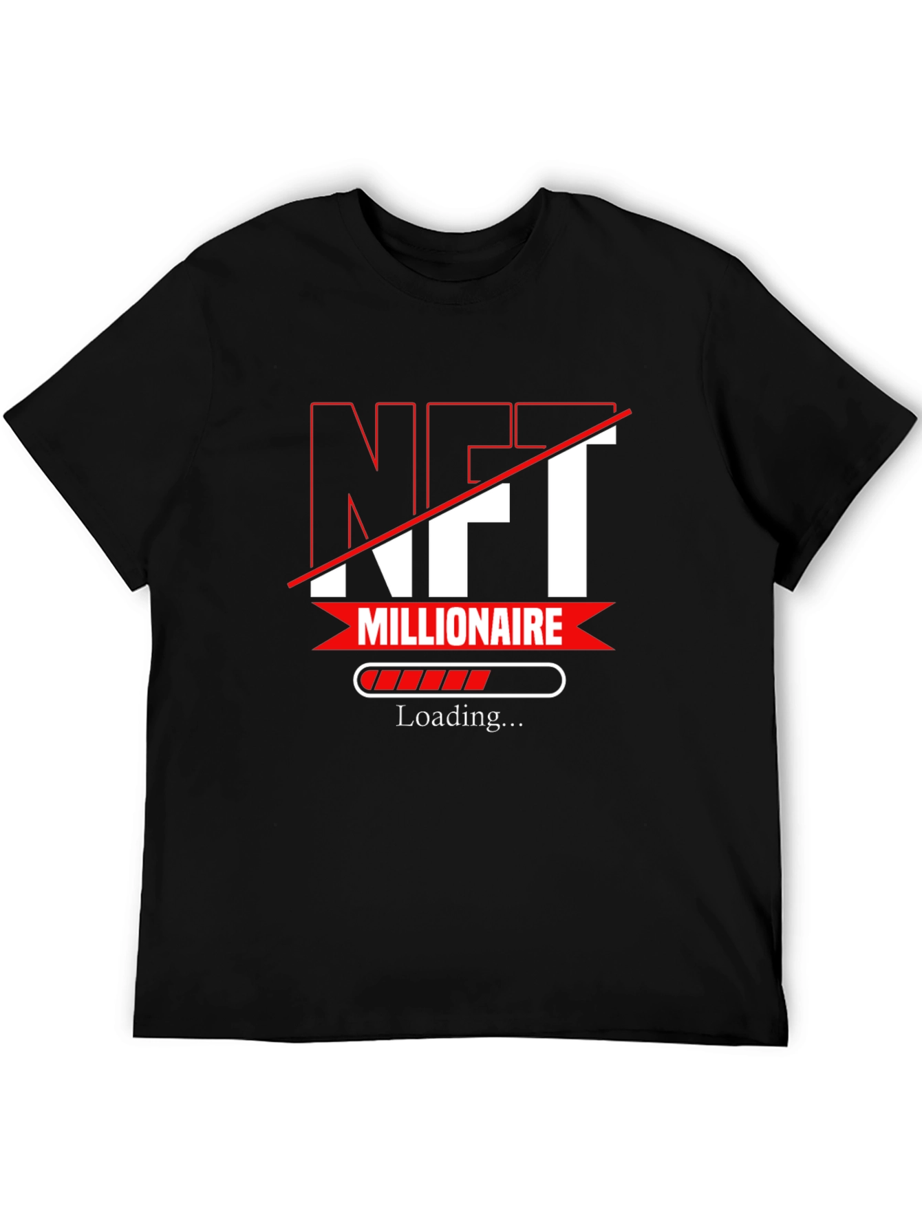 NFT Millionaire Loading T-Shirt - Black