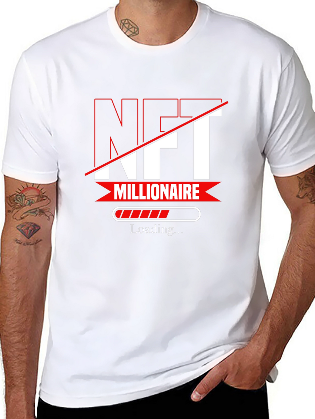 NFT Millionaire Loading T-Shirt - Black