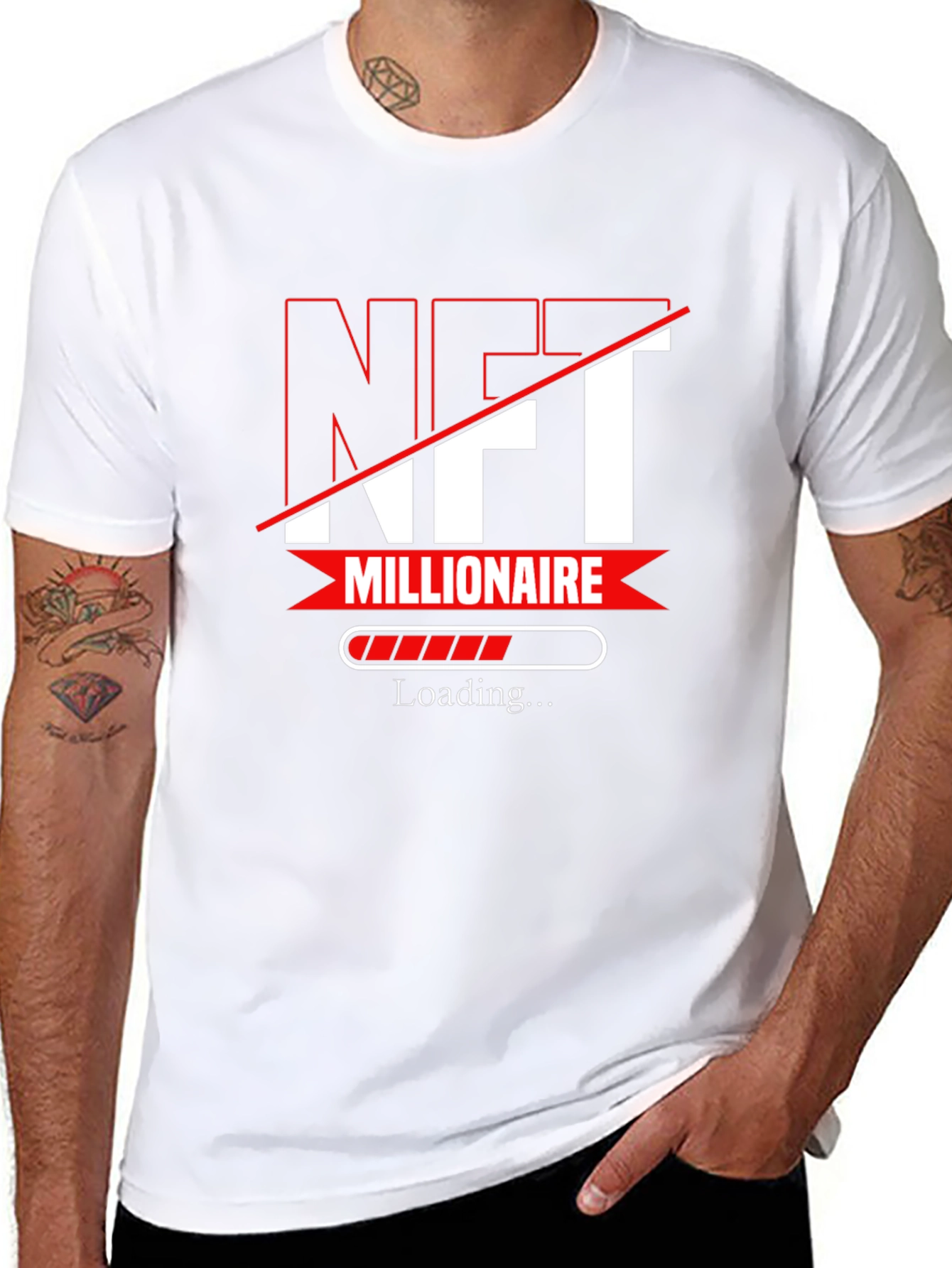 NFT Millionaire Loading T-Shirt - Black