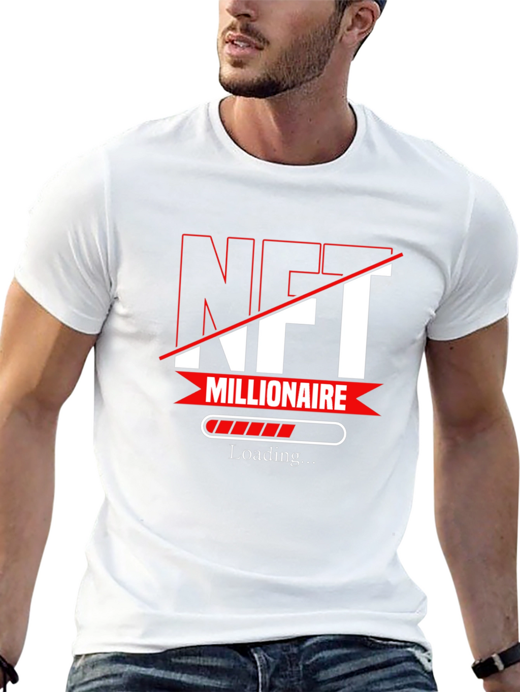 NFT Millionaire Loading T-Shirt - Black