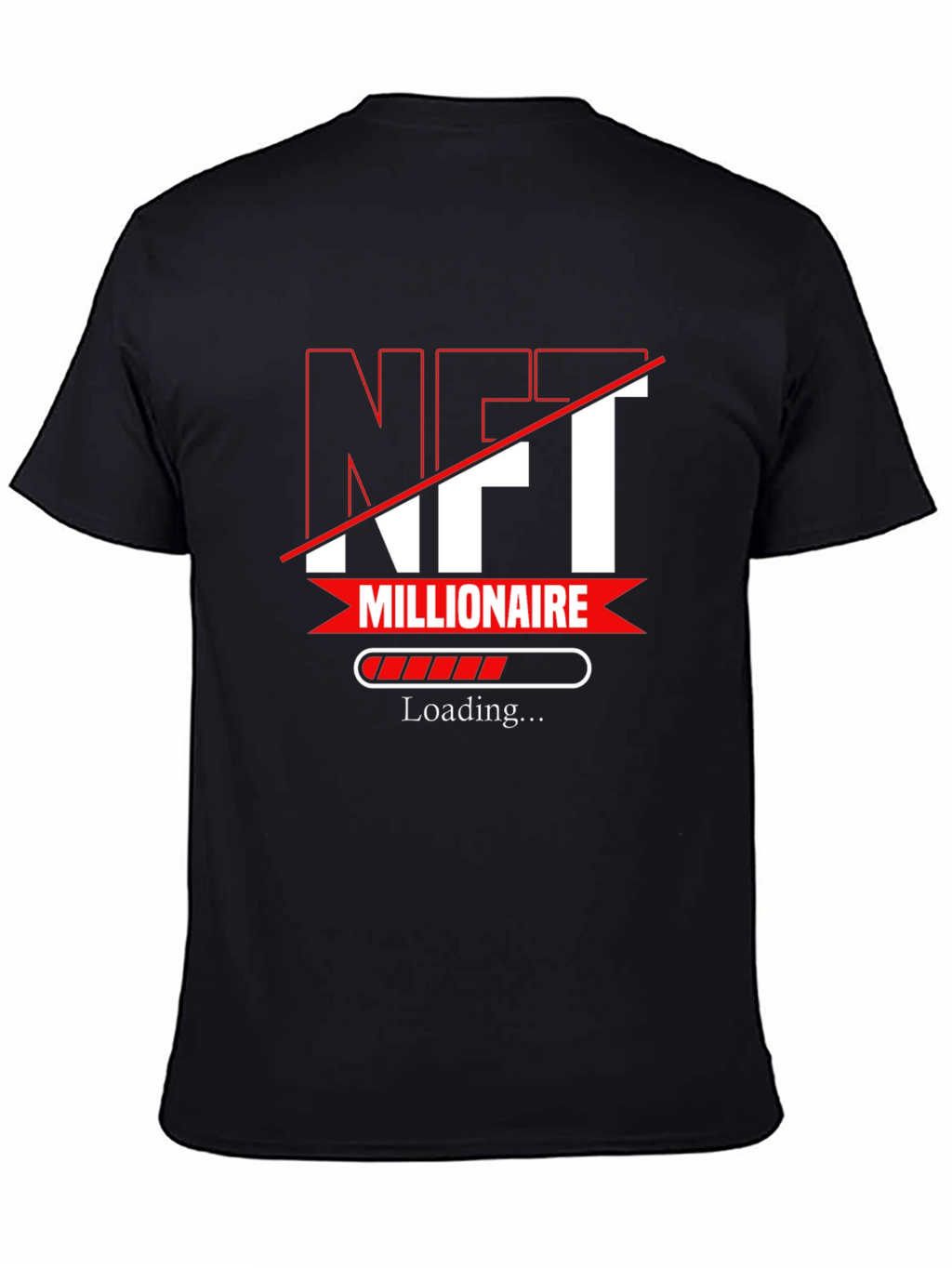 NFT Millionaire Loading T-Shirt - Black