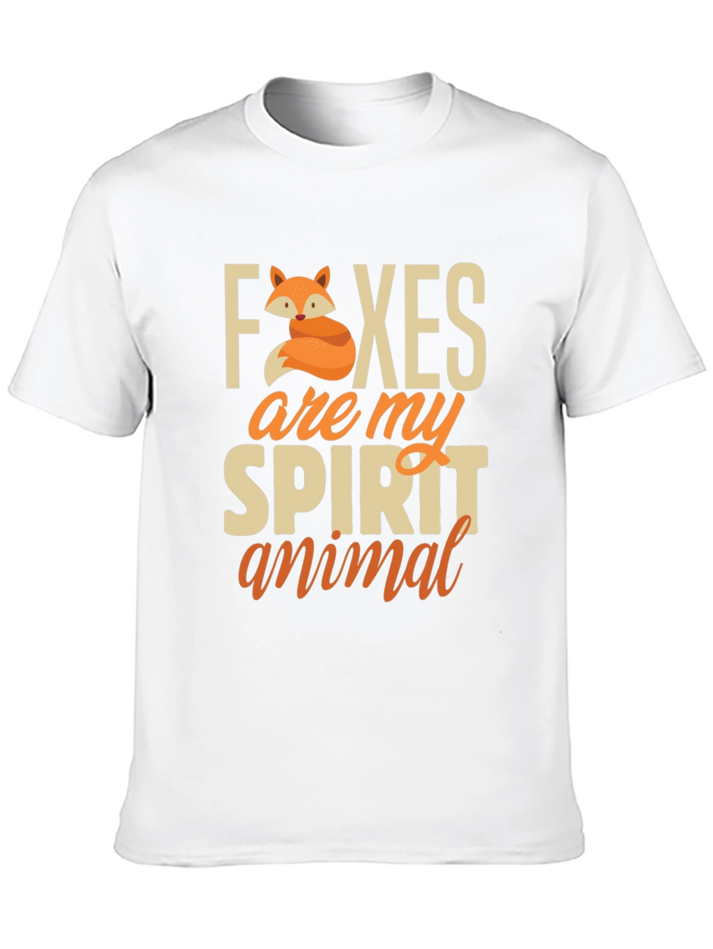Fox Spirit Animal T-Shirt - Cute Graphic Tee