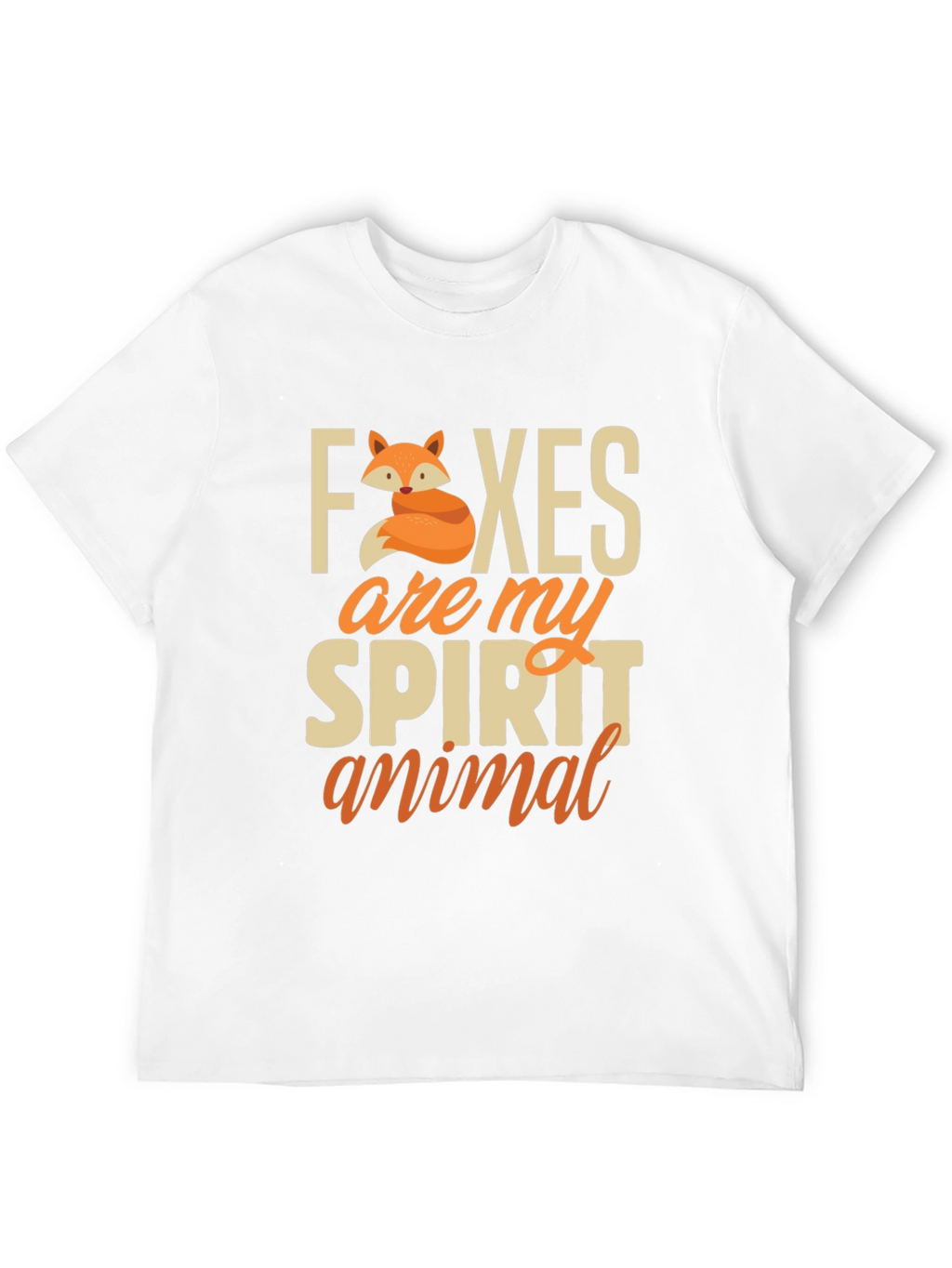 Fox Spirit Animal T-Shirt - Cute Graphic Tee