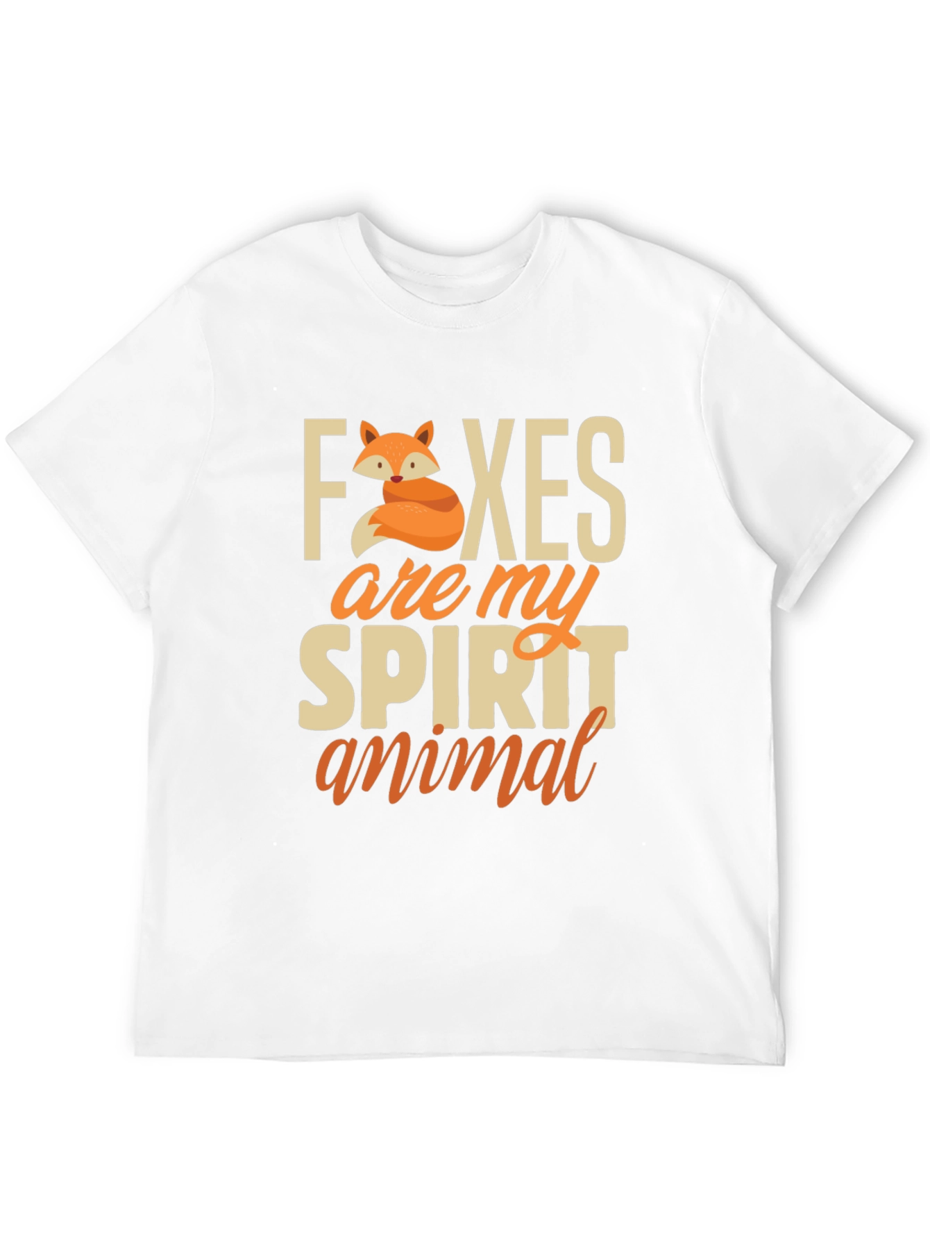 Fox Spirit Animal T-Shirt - Cute Graphic Tee
