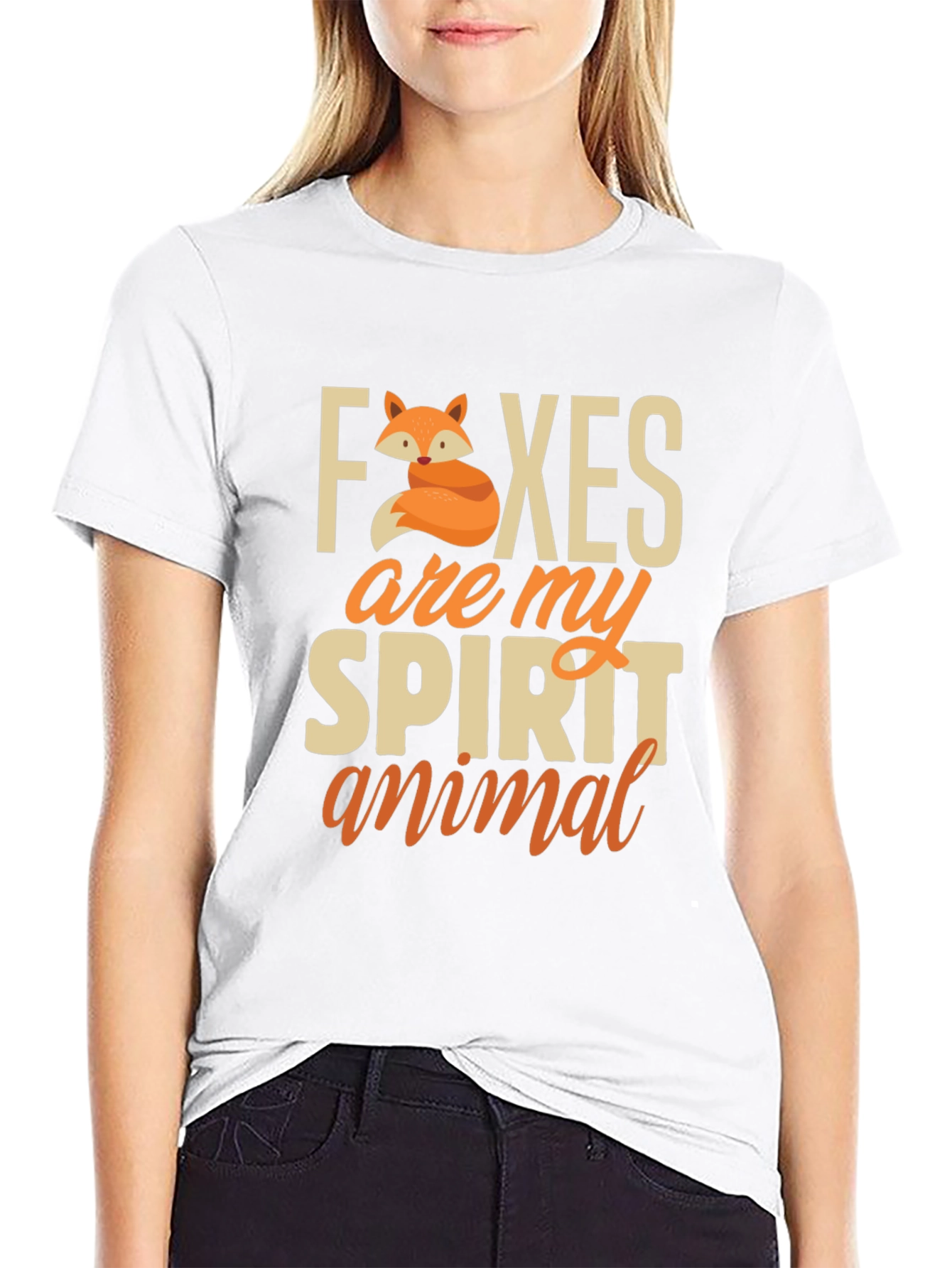 Fox Spirit Animal T-Shirt - Cute Graphic Tee
