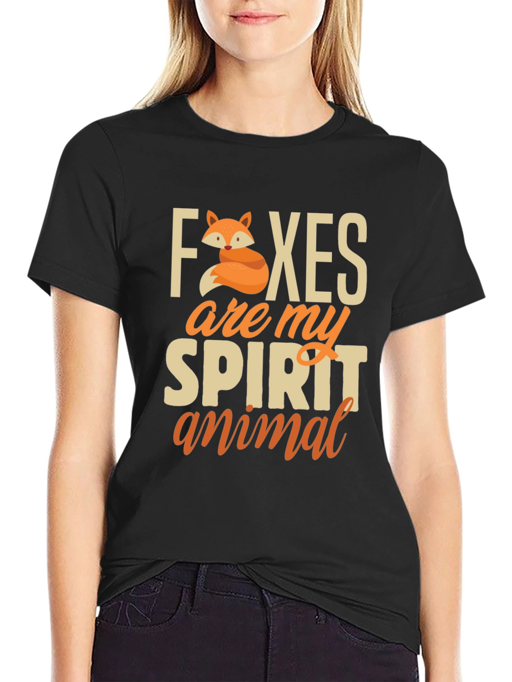 Fox Spirit Animal T-Shirt - Cute Graphic Tee