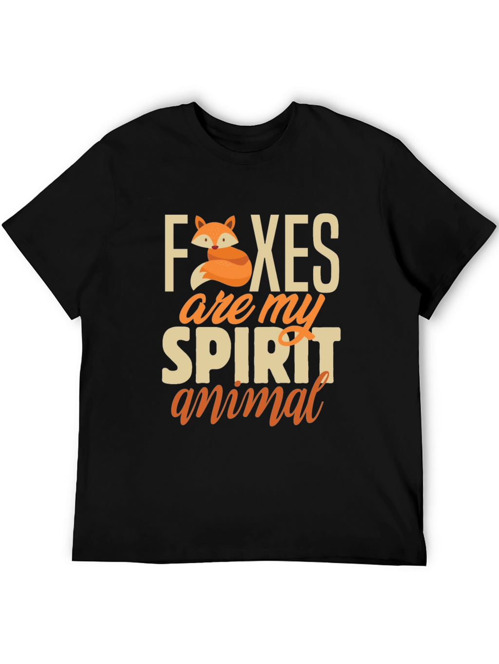 Fox Spirit Animal T-Shirt - Cute Graphic Tee