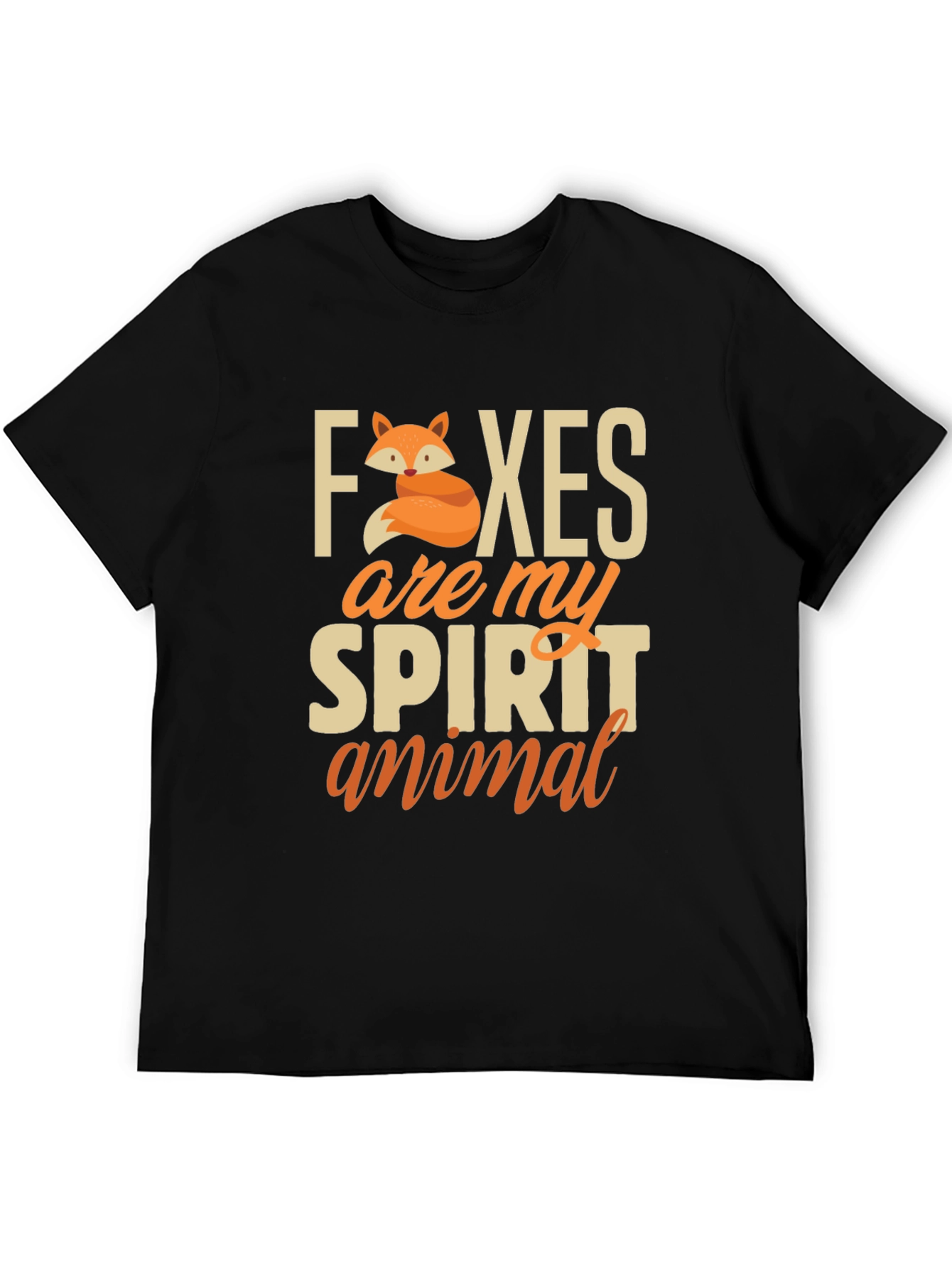 Fox Spirit Animal T-Shirt - Cute Graphic Tee