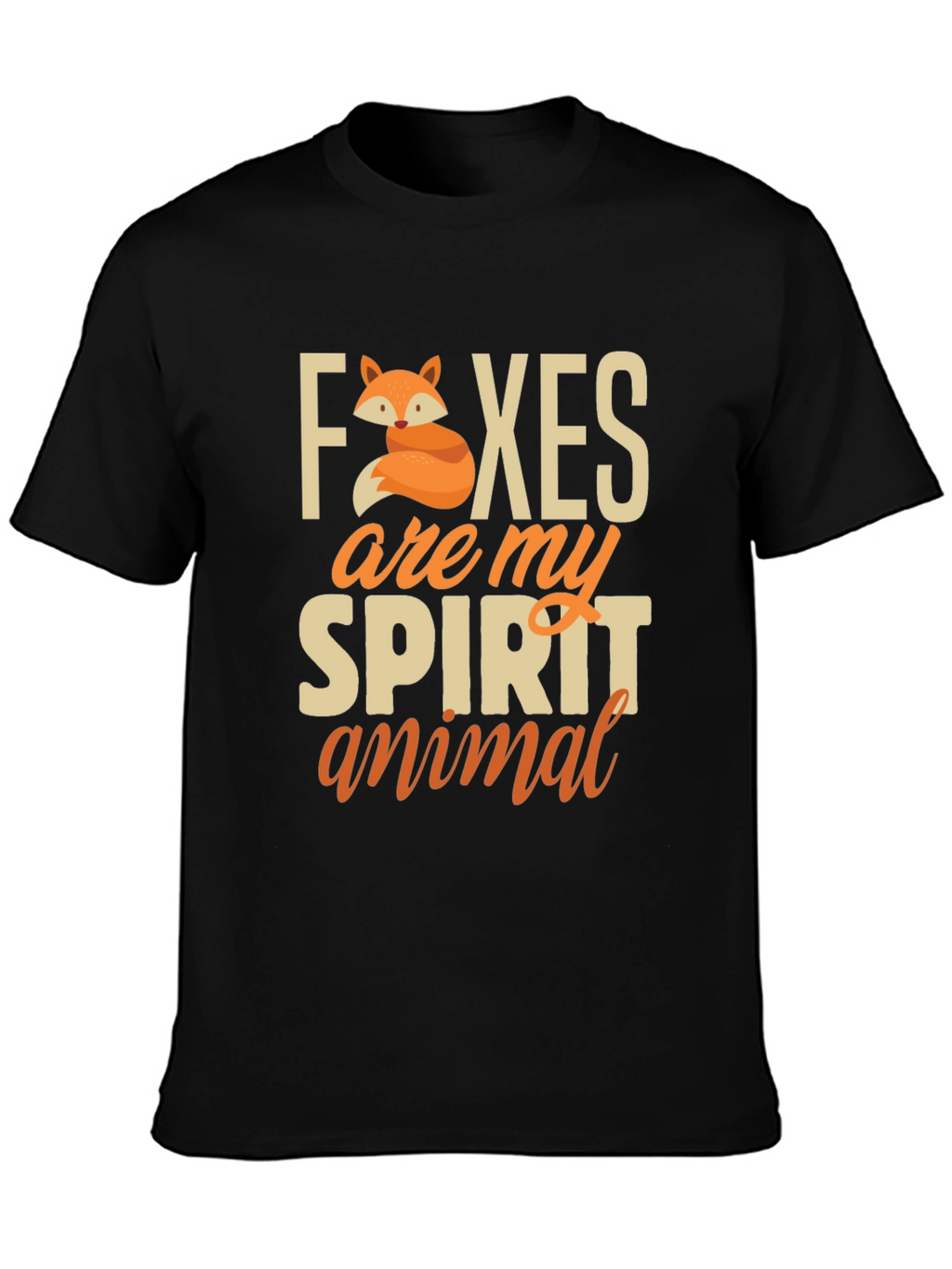 Fox Spirit Animal T-Shirt - Cute Graphic Tee