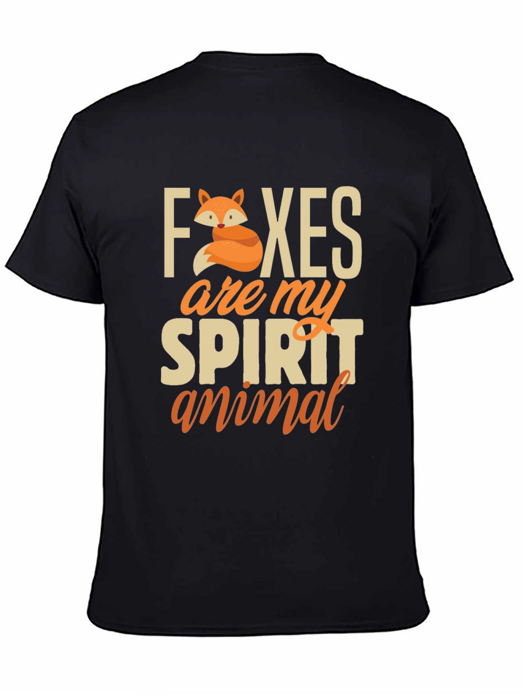 Fox Spirit Animal T-Shirt - Cute Graphic Tee