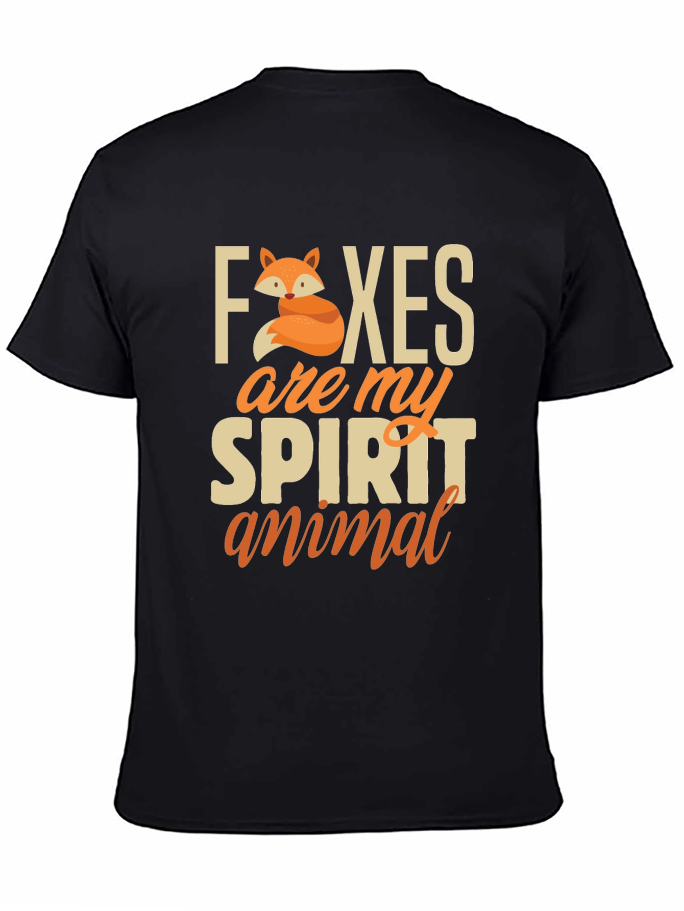 Fox Spirit Animal T-Shirt - Cute Graphic Tee