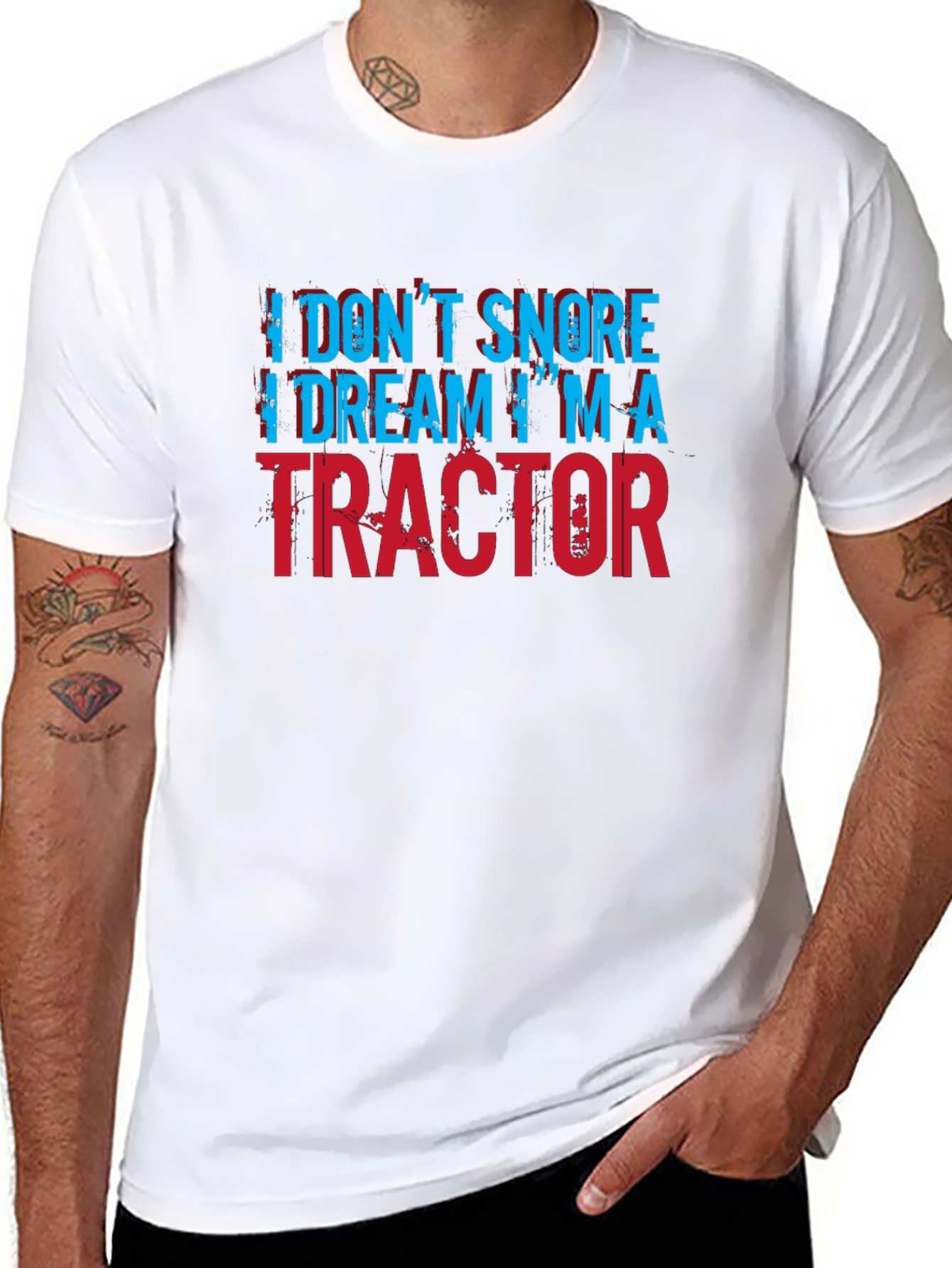 Tractor Dream Mens Tee - Black