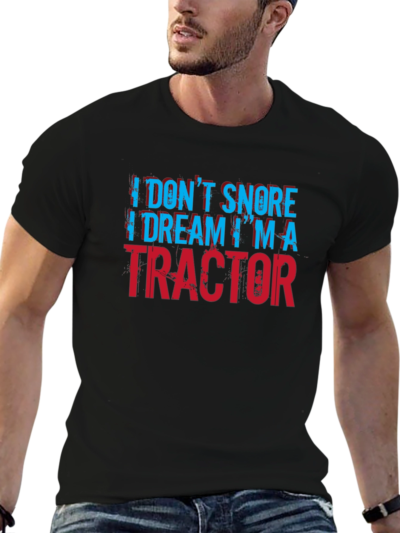 Tractor Dream Mens Tee - Black