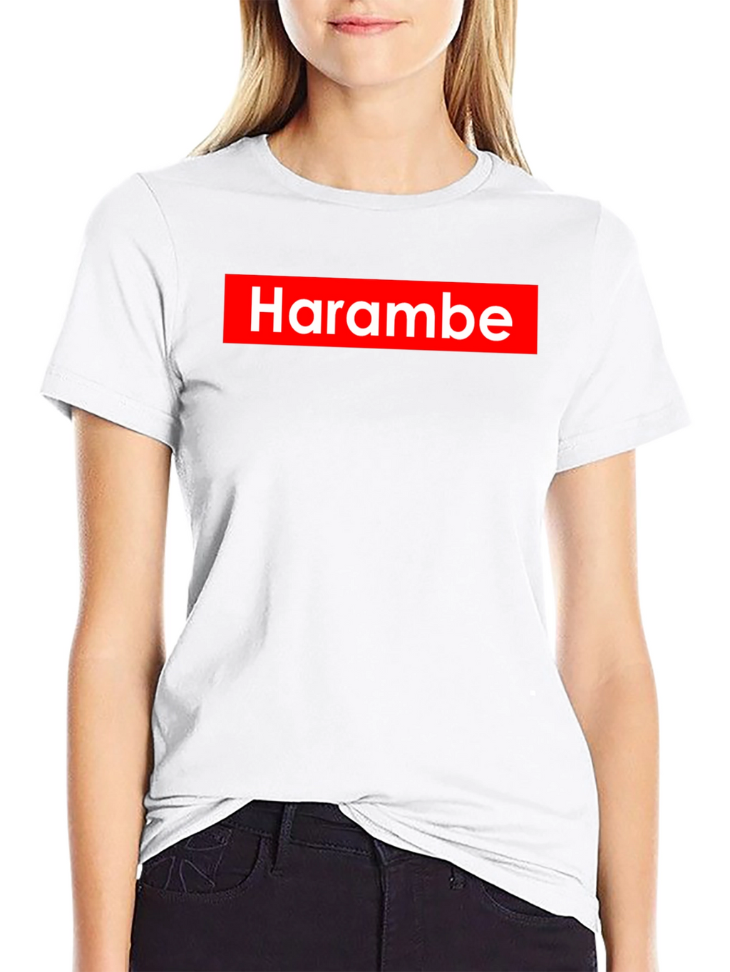 Harambe Graphic Print T-Shirt - Supreme Style